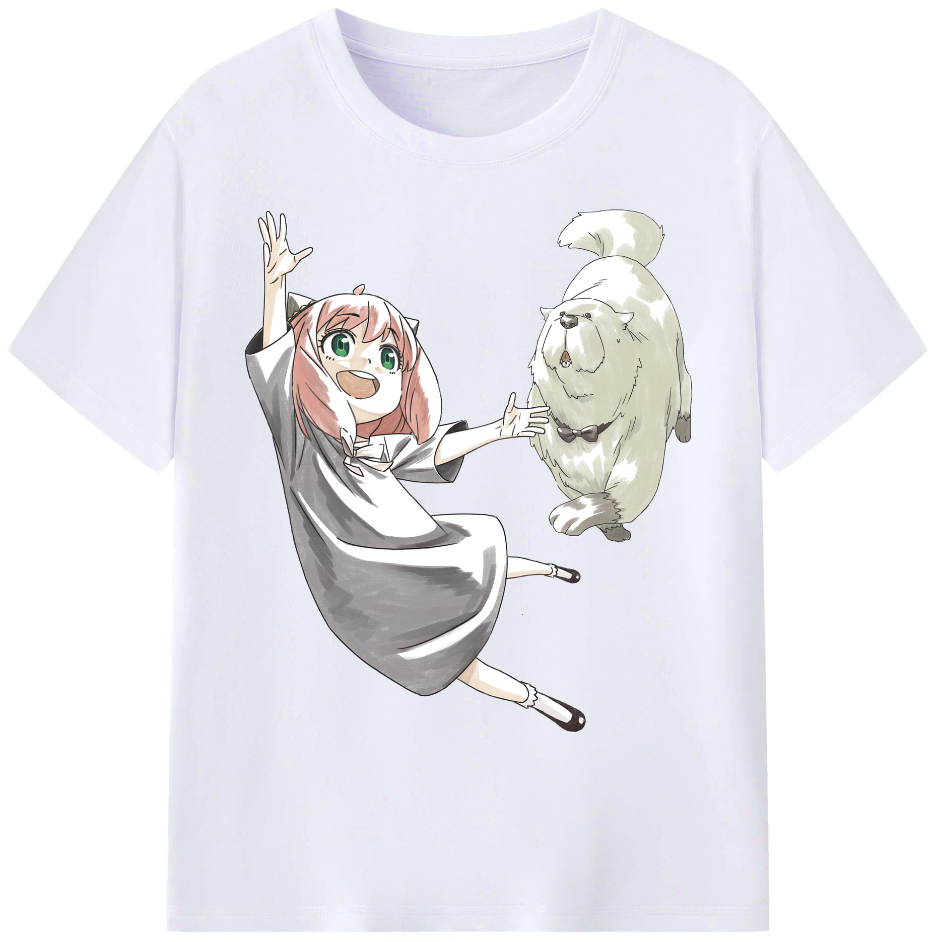 （画像用） SPY×FAMILY间谍家家酒 綿100％ メンズ半袖Tシャツ｜肌触りやわらか＆通気性