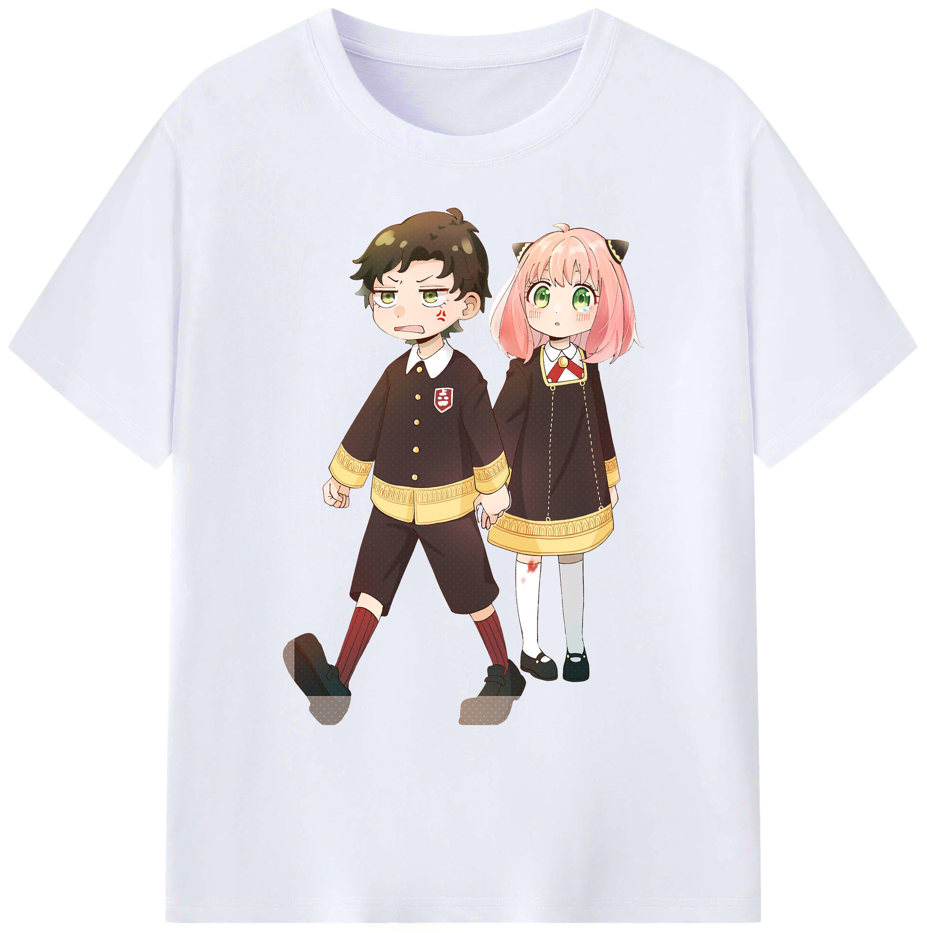 （画像用） SPY×FAMILY间谍家家酒 綿100％ メンズ半袖Tシャツ｜肌触りやわらか＆通気性