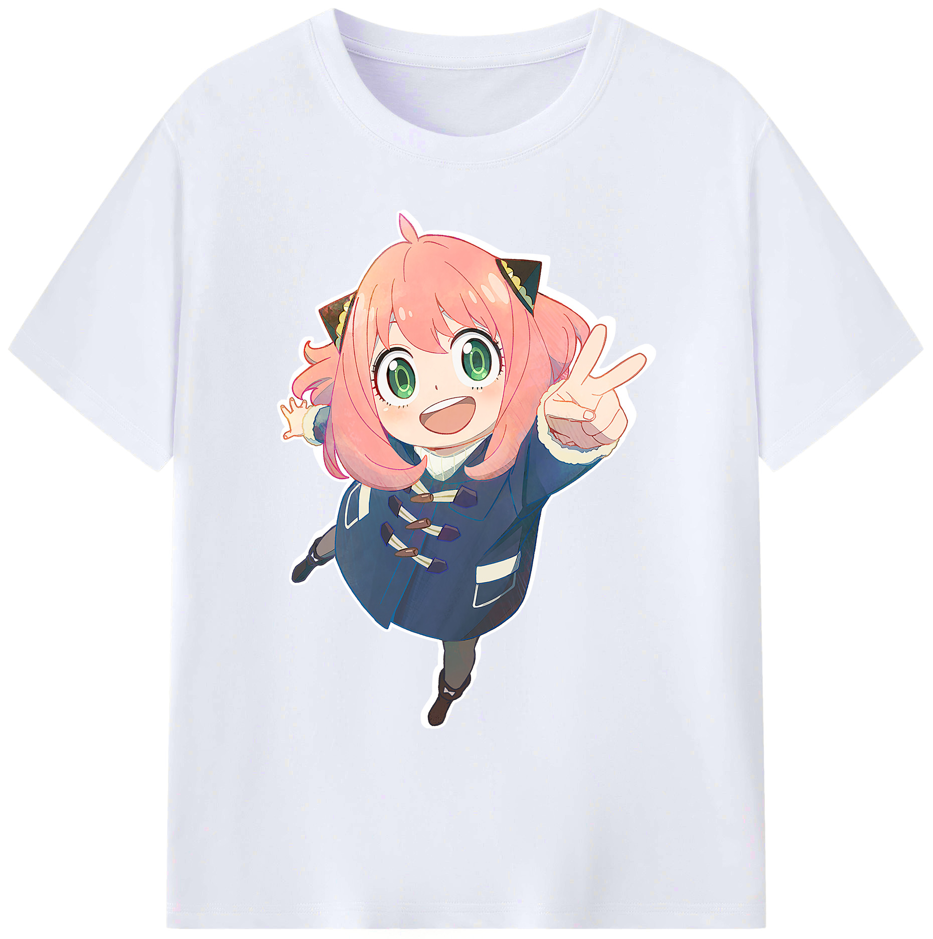（画像用） SPY×FAMILY间谍家家酒 綿100％ メンズ半袖Tシャツ｜肌触りやわらか＆通気性