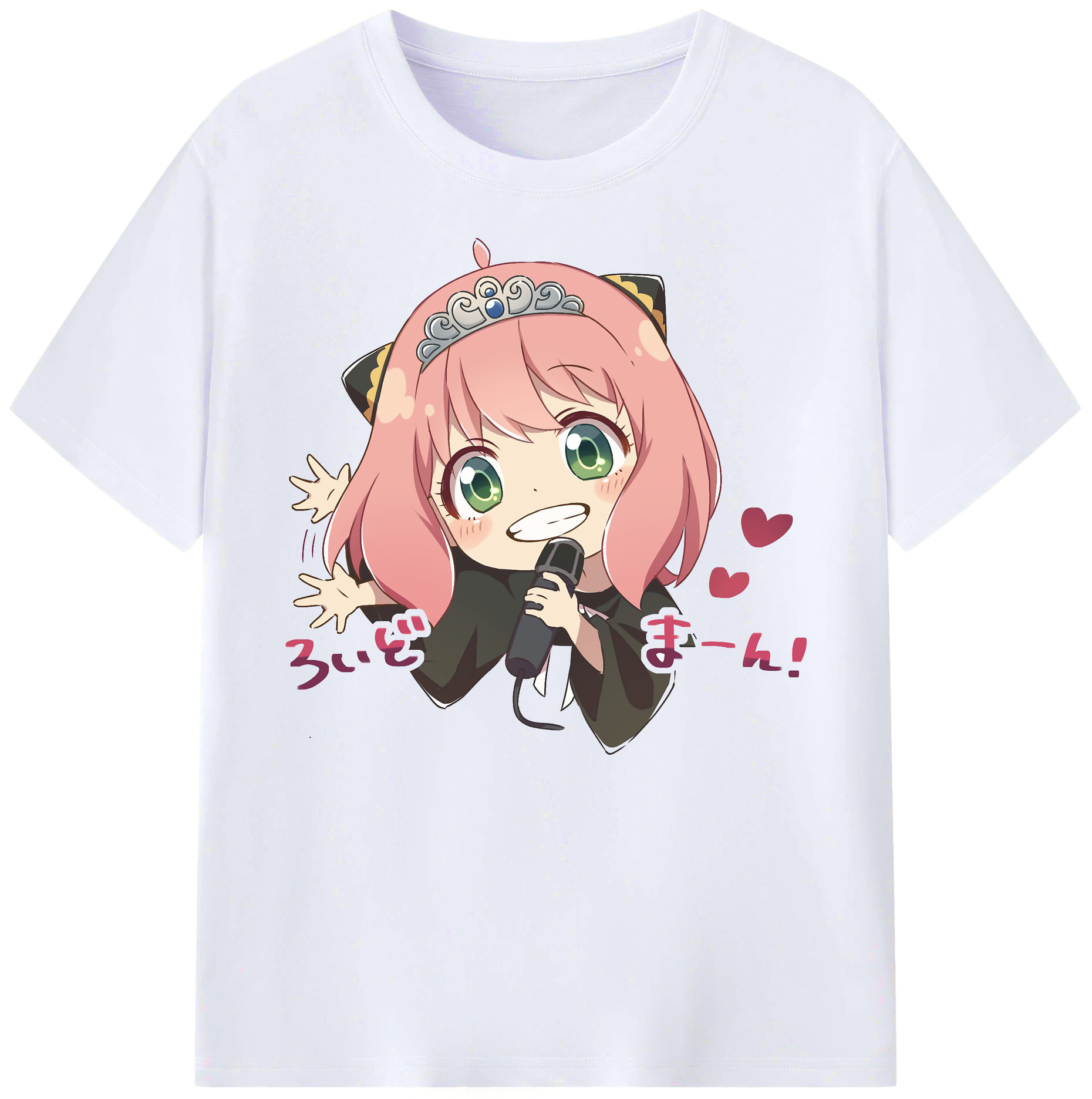 （画像用） SPY×FAMILY间谍家家酒 綿100％ メンズ半袖Tシャツ｜肌触りやわらか＆通気性