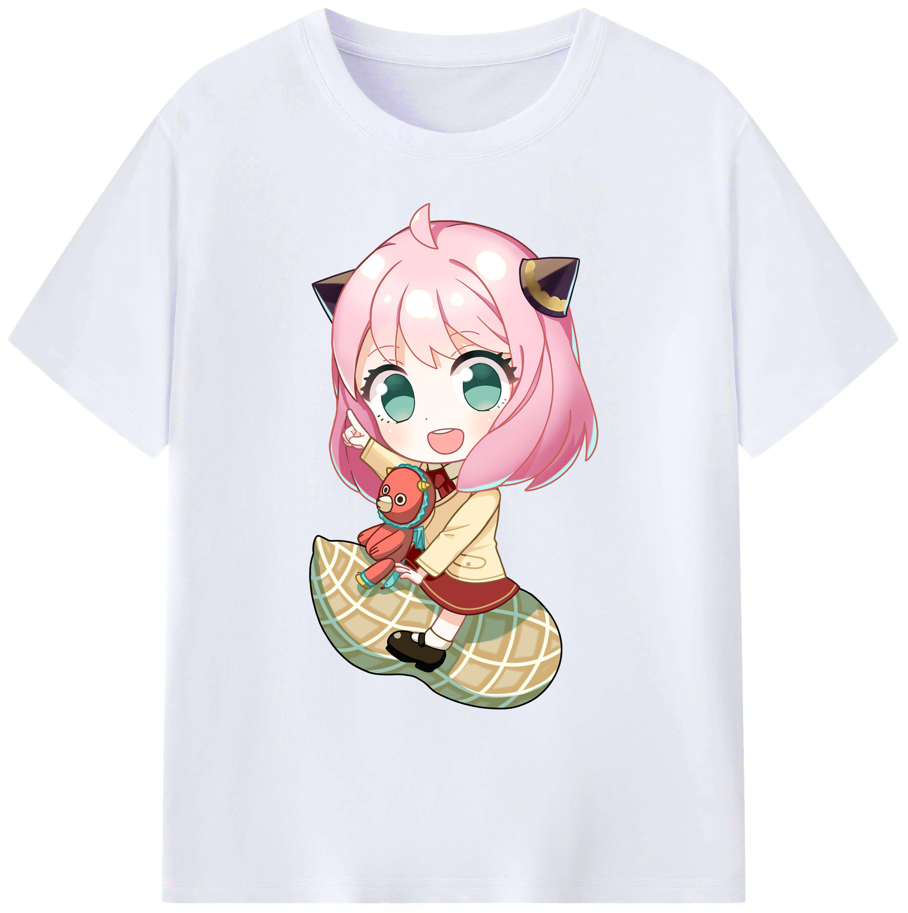 （画像用） SPY×FAMILY间谍家家酒 綿100％ メンズ半袖Tシャツ｜肌触りやわらか＆通気性