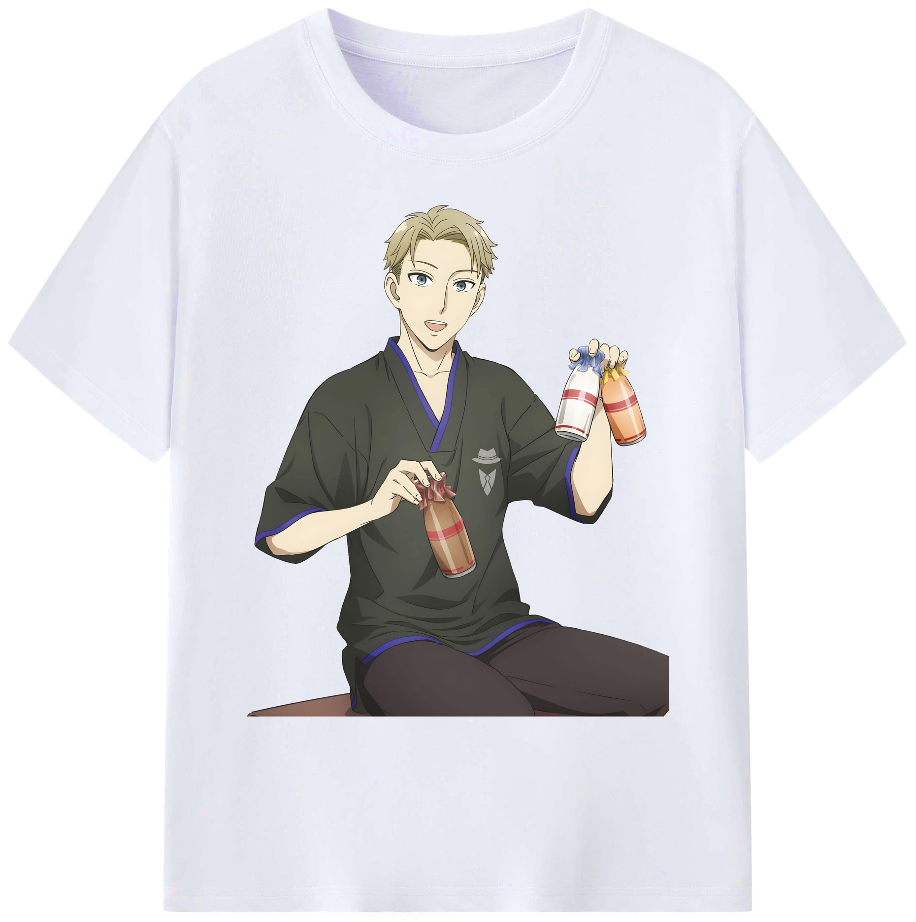 （画像用） SPY×FAMILY间谍家家酒 綿100％ メンズ半袖Tシャツ｜肌触りやわらか＆通気性