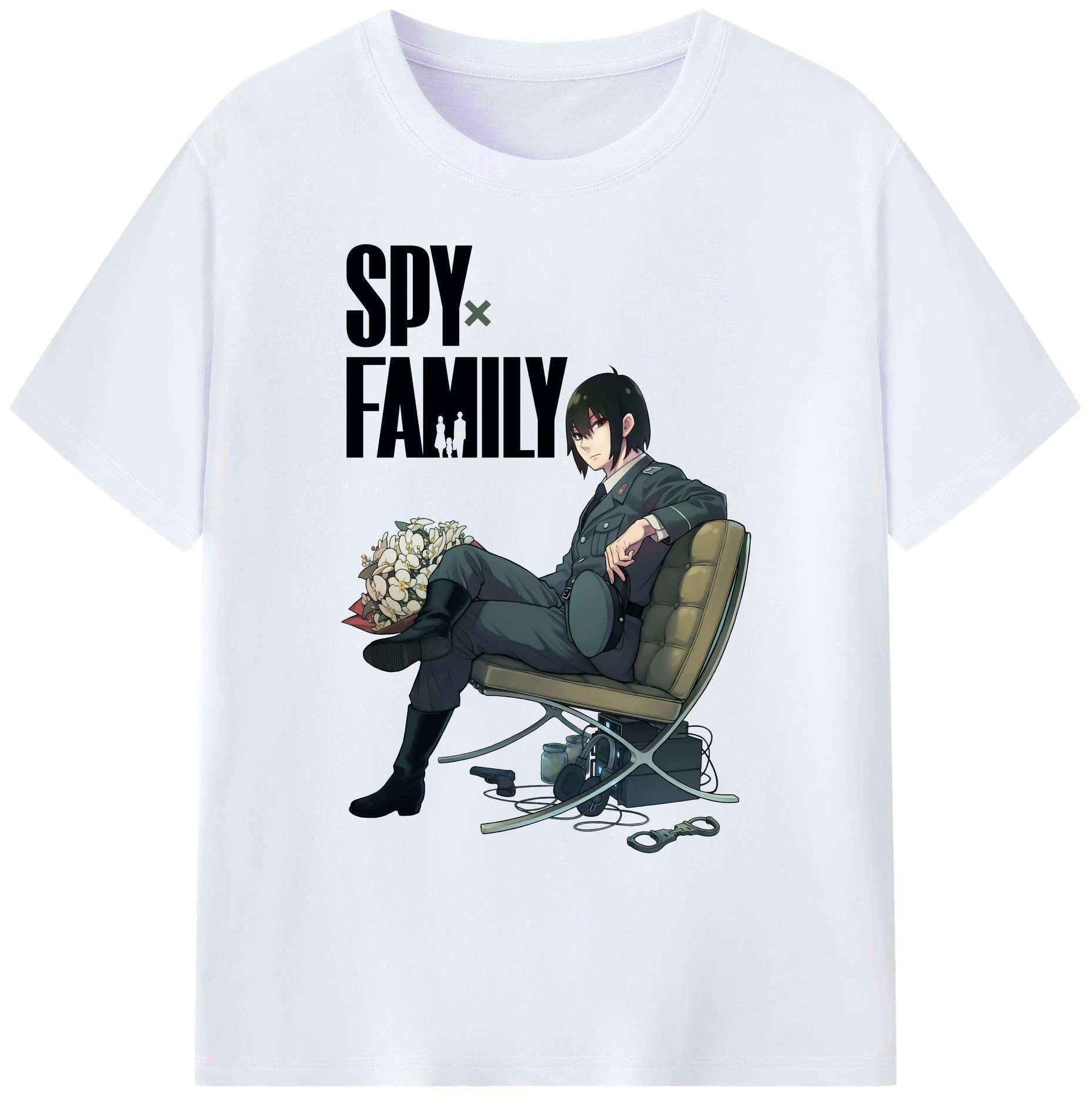 （画像用） SPY×FAMILY间谍家家酒 綿100％ メンズ半袖Tシャツ｜肌触りやわらか＆通気性