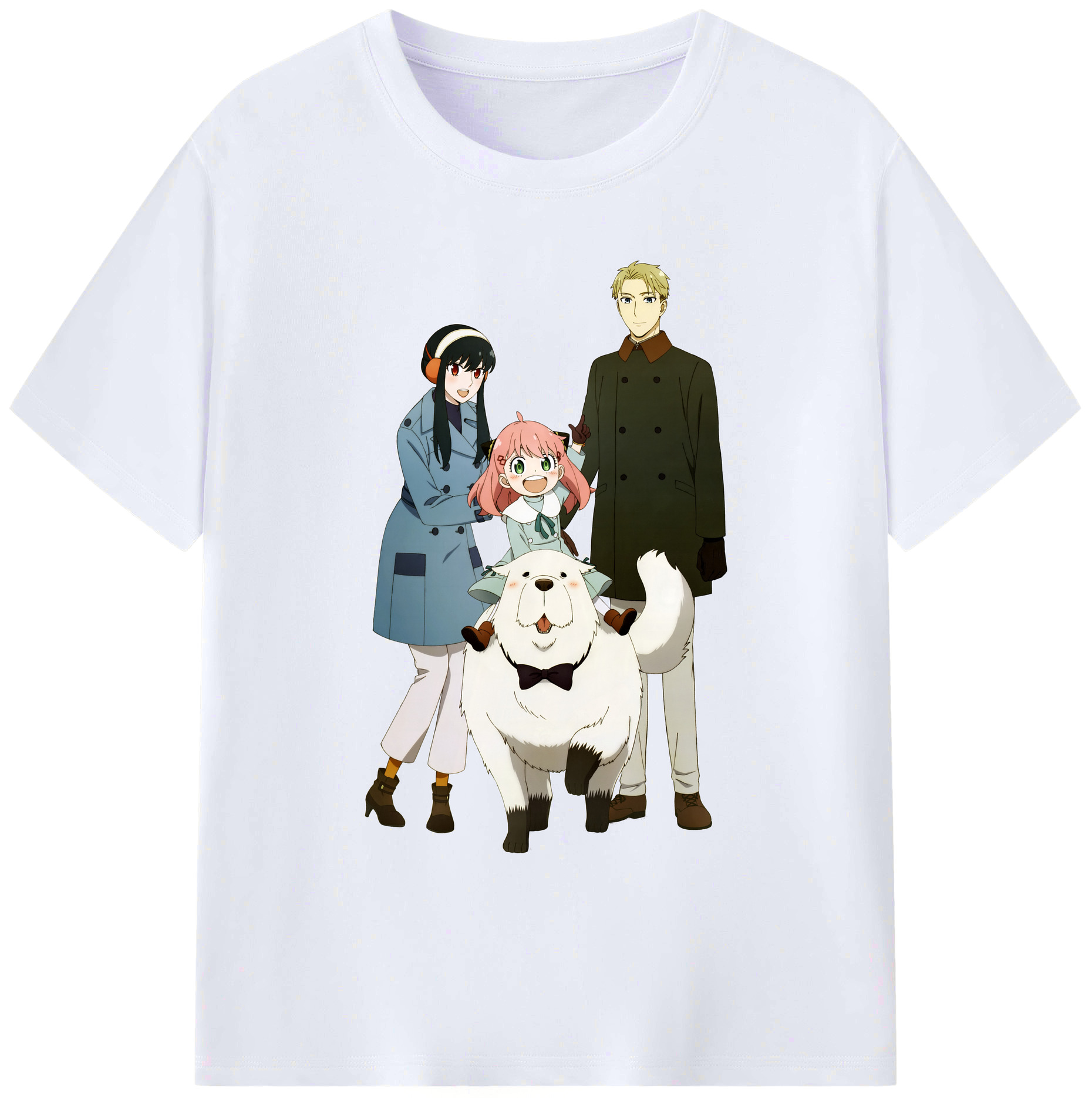 （画像用） SPY×FAMILY间谍家家酒 綿100％ メンズ半袖Tシャツ｜肌触りやわらか＆通気性