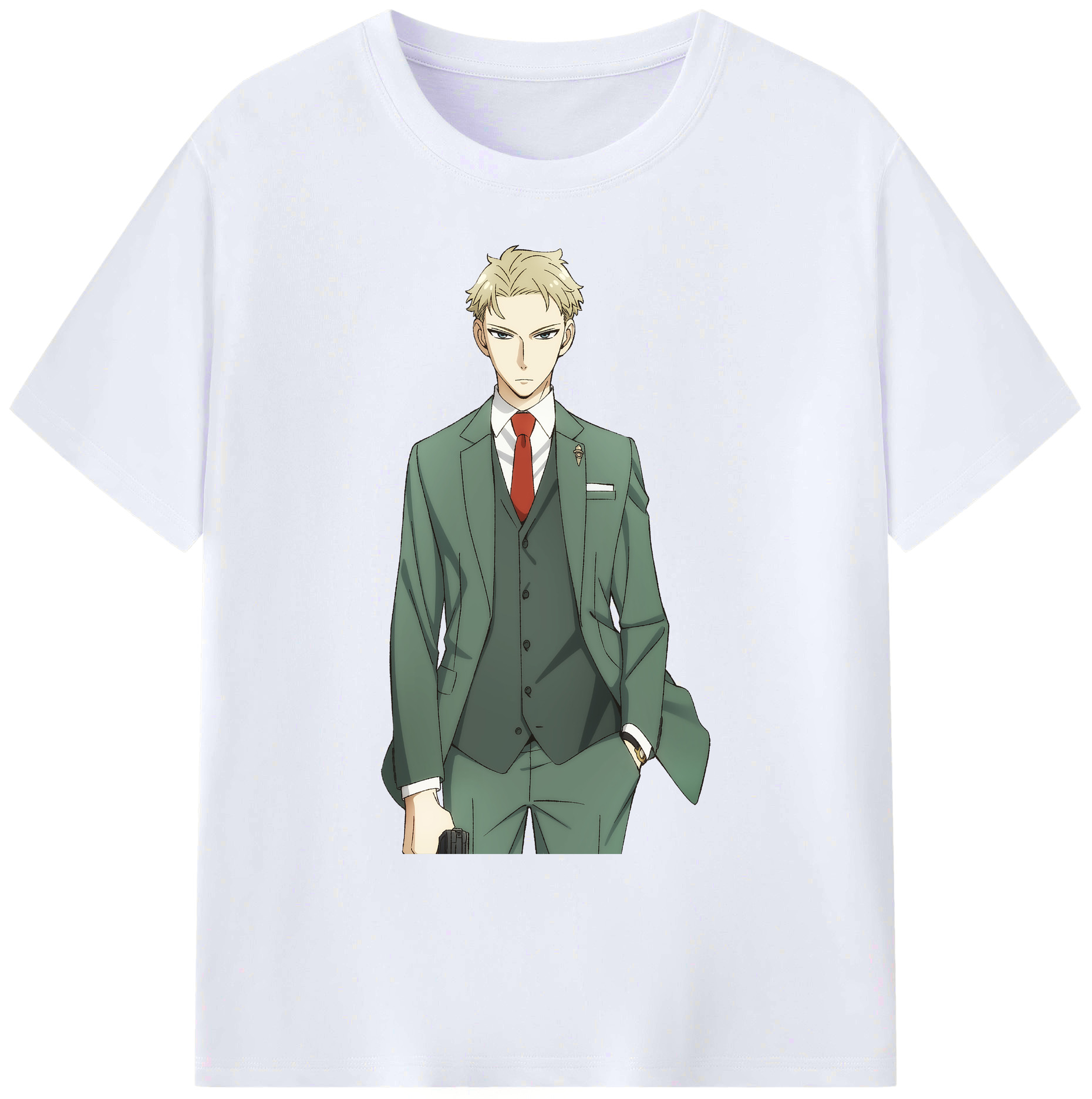 （画像用） SPY×FAMILY间谍家家酒 綿100％ メンズ半袖Tシャツ｜肌触りやわらか＆通気性