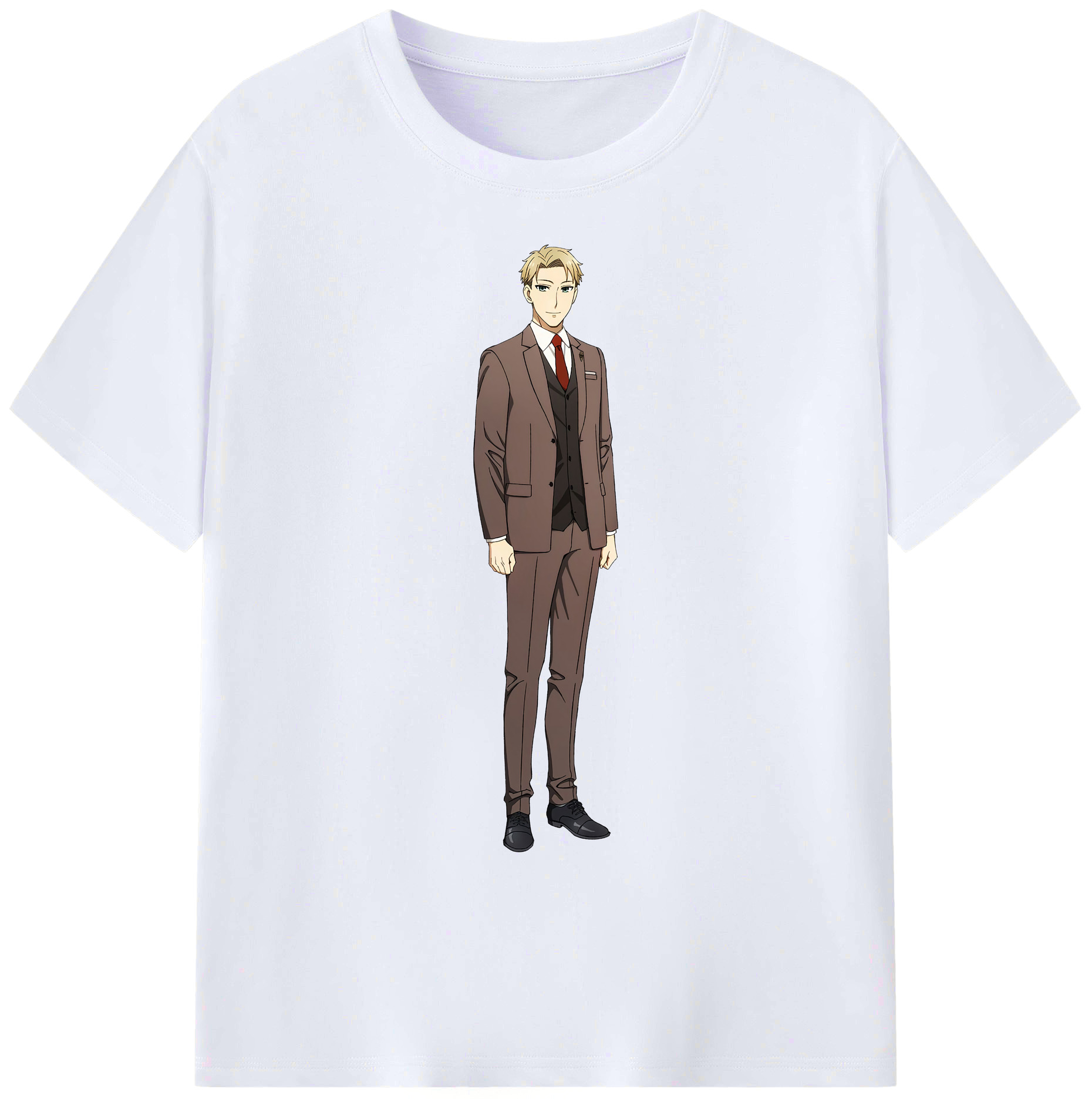 （画像用） SPY×FAMILY间谍家家酒 綿100％ メンズ半袖Tシャツ｜肌触りやわらか＆通気性