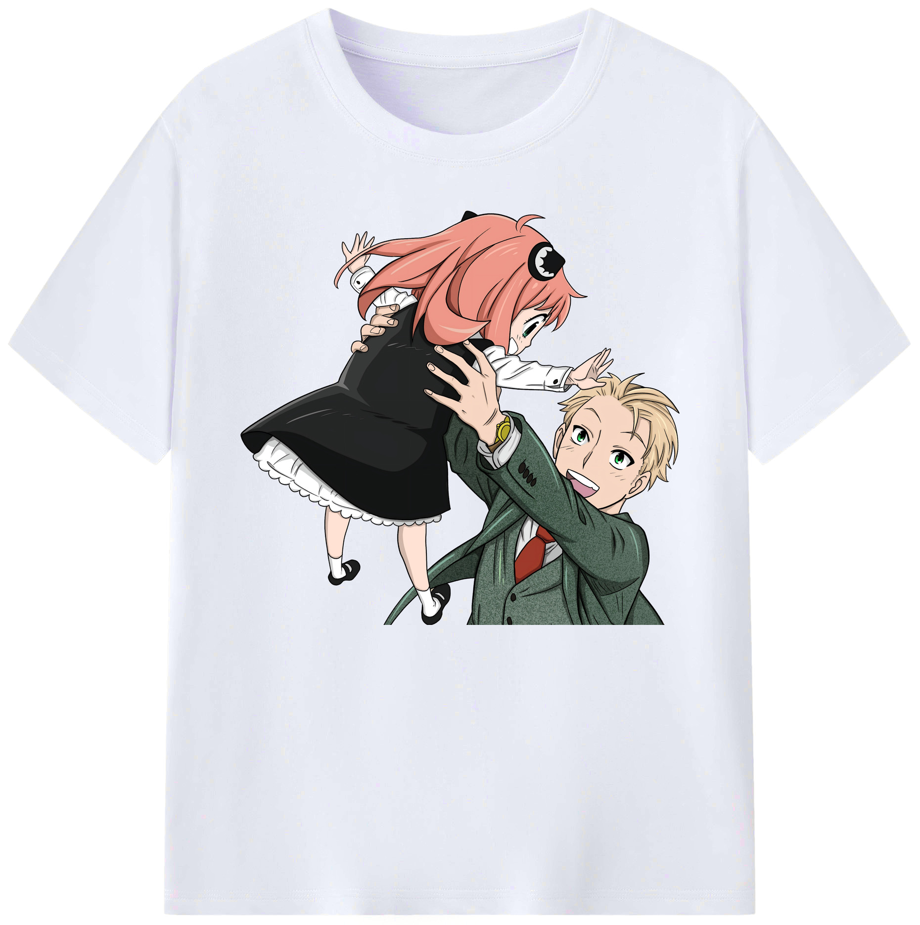 （画像用） SPY×FAMILY间谍家家酒 綿100％ メンズ半袖Tシャツ｜肌触りやわらか＆通気性