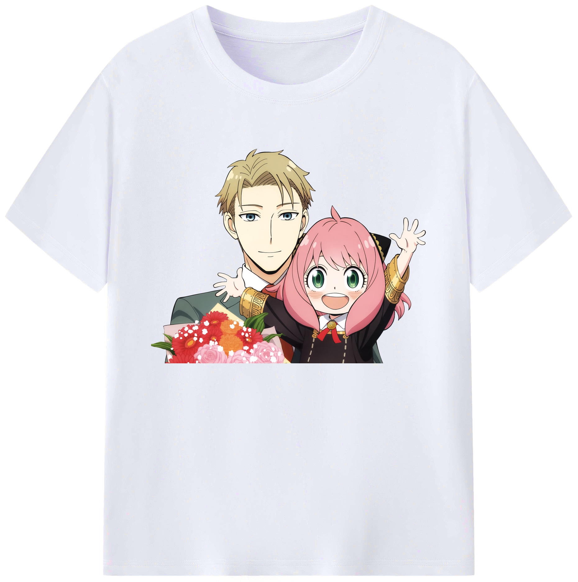 （画像用） SPY×FAMILY间谍家家酒 綿100％ メンズ半袖Tシャツ｜肌触りやわらか＆通気性