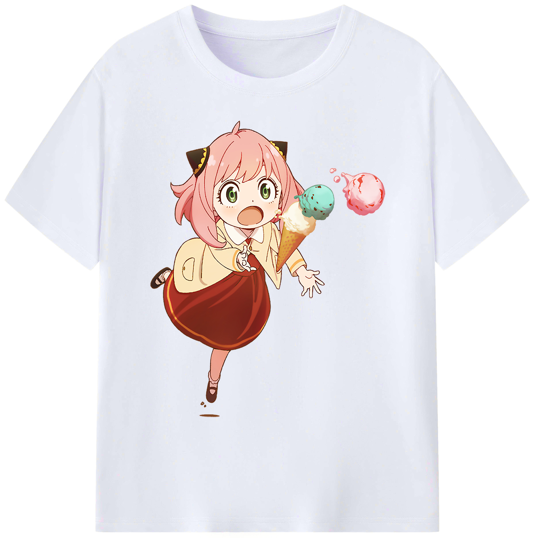 （画像用） SPY×FAMILY间谍家家酒 綿100％ メンズ半袖Tシャツ｜肌触りやわらか＆通気性