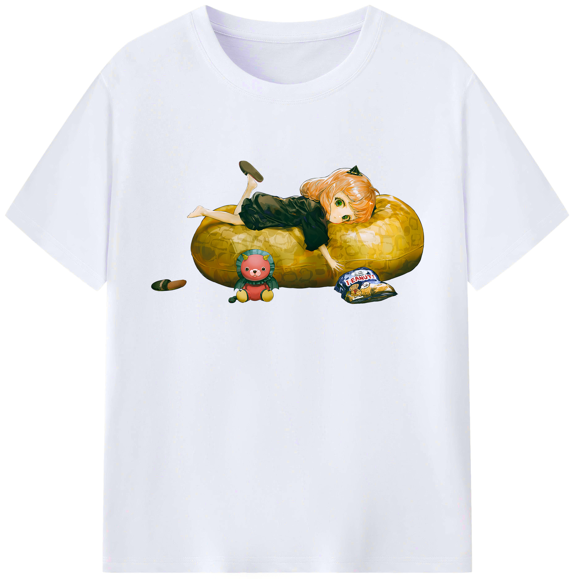 （画像用） SPY×FAMILY间谍家家酒 綿100％ メンズ半袖Tシャツ｜肌触りやわらか＆通気性