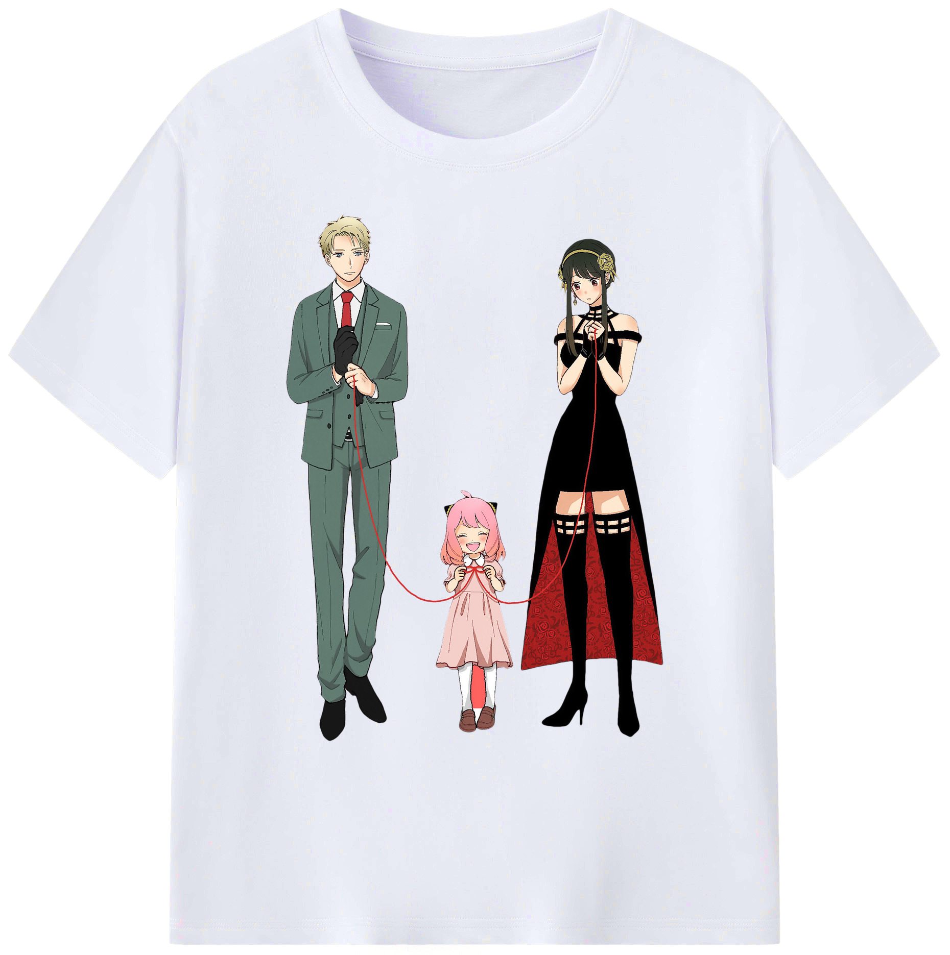 （画像用） SPY×FAMILY间谍家家酒 綿100％ メンズ半袖Tシャツ｜肌触りやわらか＆通気性