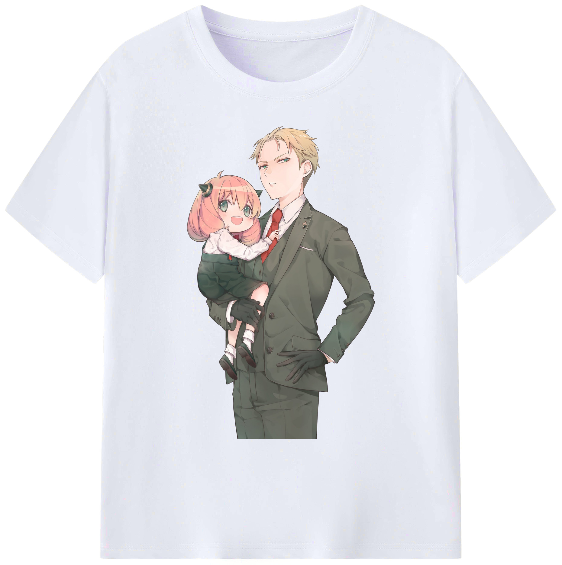 （画像用） SPY×FAMILY间谍家家酒 綿100％ メンズ半袖Tシャツ｜肌触りやわらか＆通気性