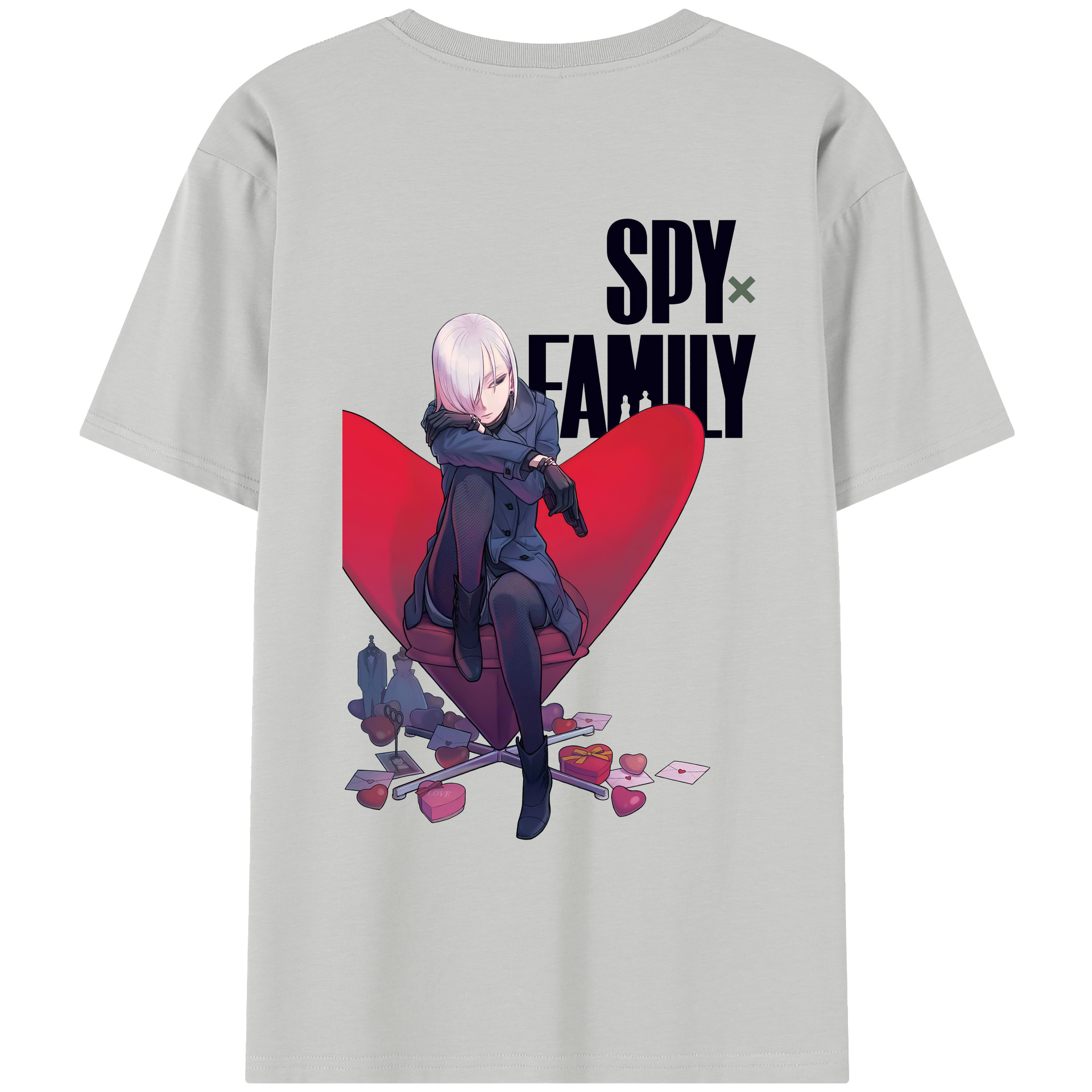 （画像用） SPY×FAMILY间谍家家酒 レディース半袖Tシャツ(バックプリント)