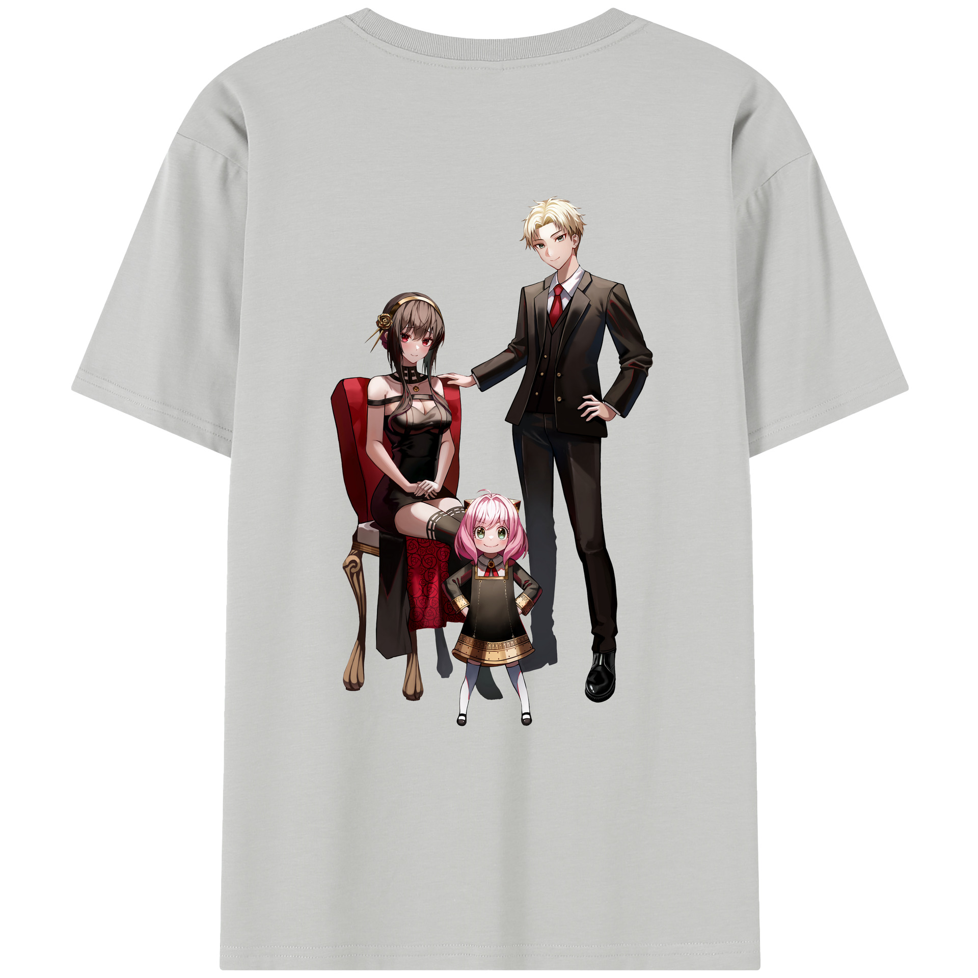 （画像用） SPY×FAMILY间谍家家酒 レディース半袖Tシャツ(バックプリント)