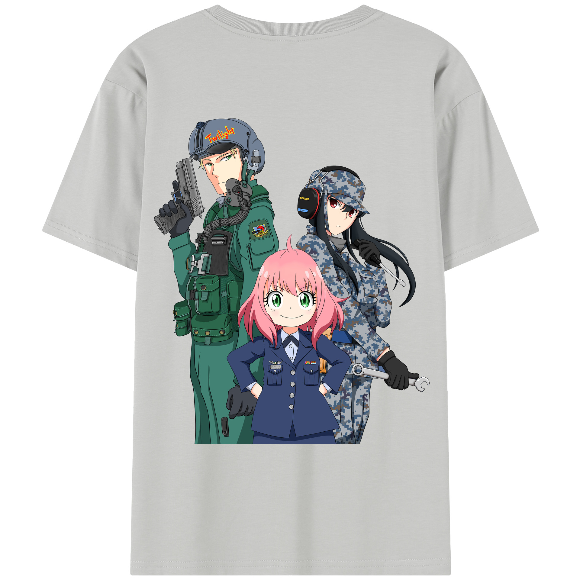 （画像用） SPY×FAMILY间谍家家酒 レディース半袖Tシャツ(バックプリント)