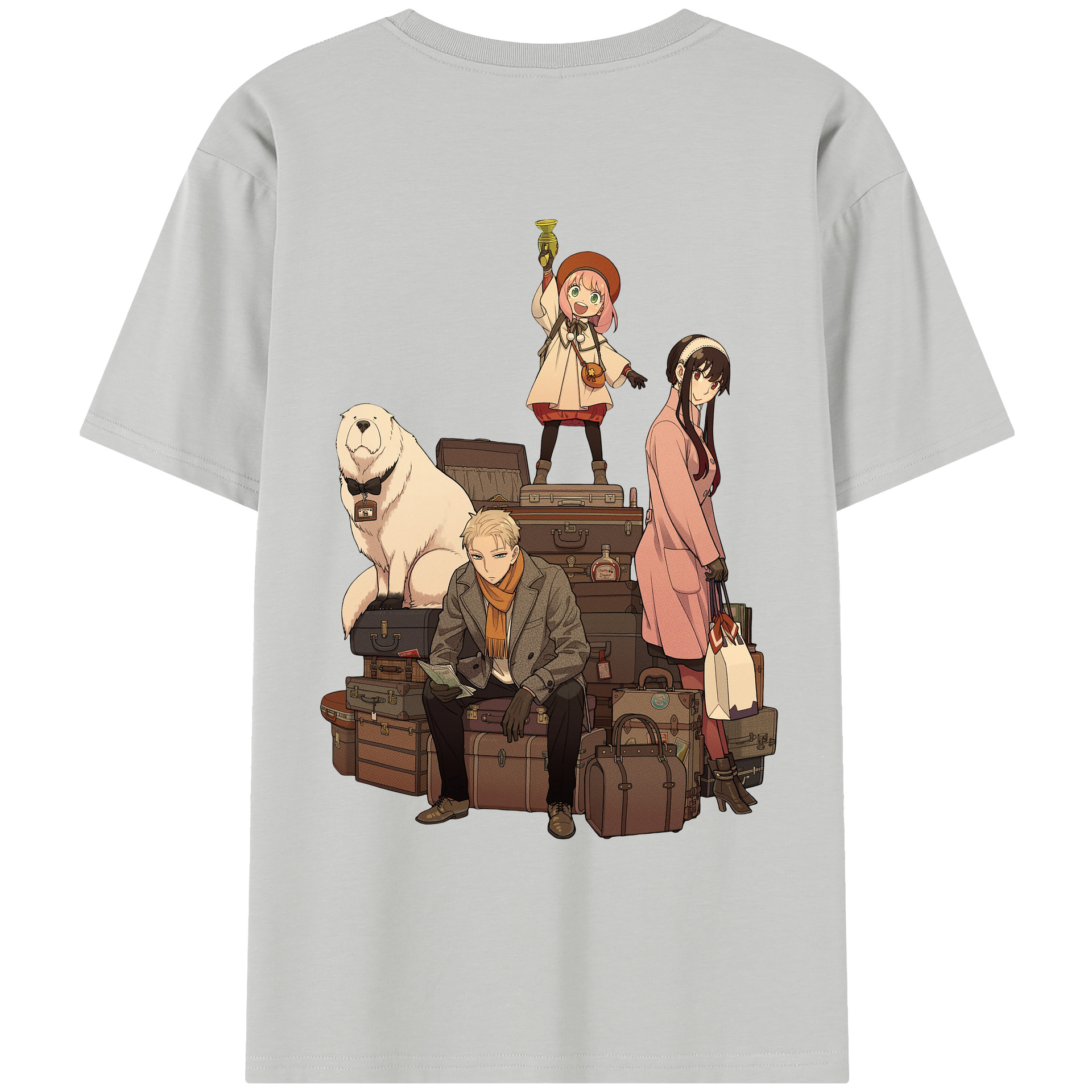 （画像用） SPY×FAMILY间谍家家酒 レディース半袖Tシャツ(バックプリント)
