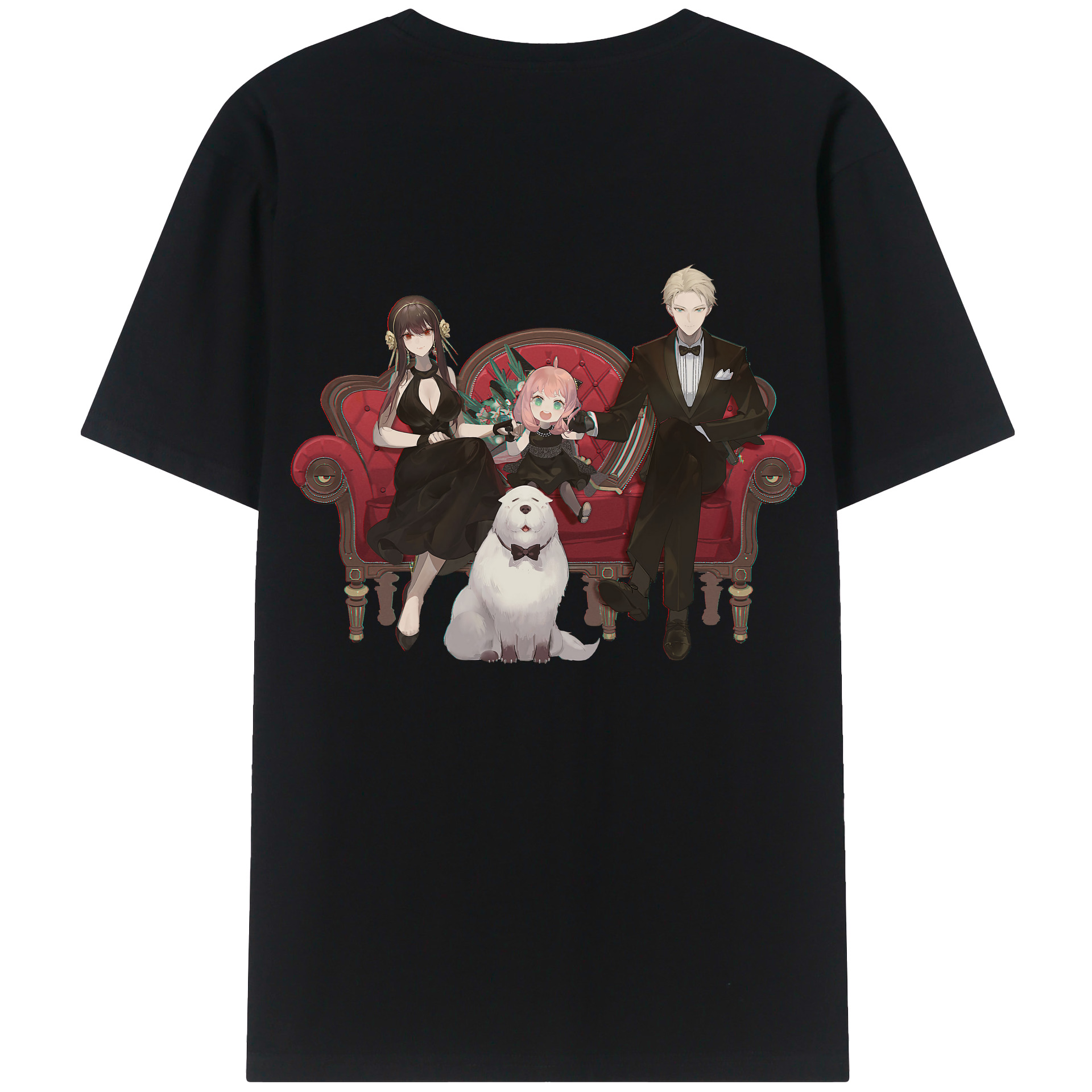 （画像用） SPY×FAMILY间谍家家酒 レディース半袖Tシャツ(バックプリント)