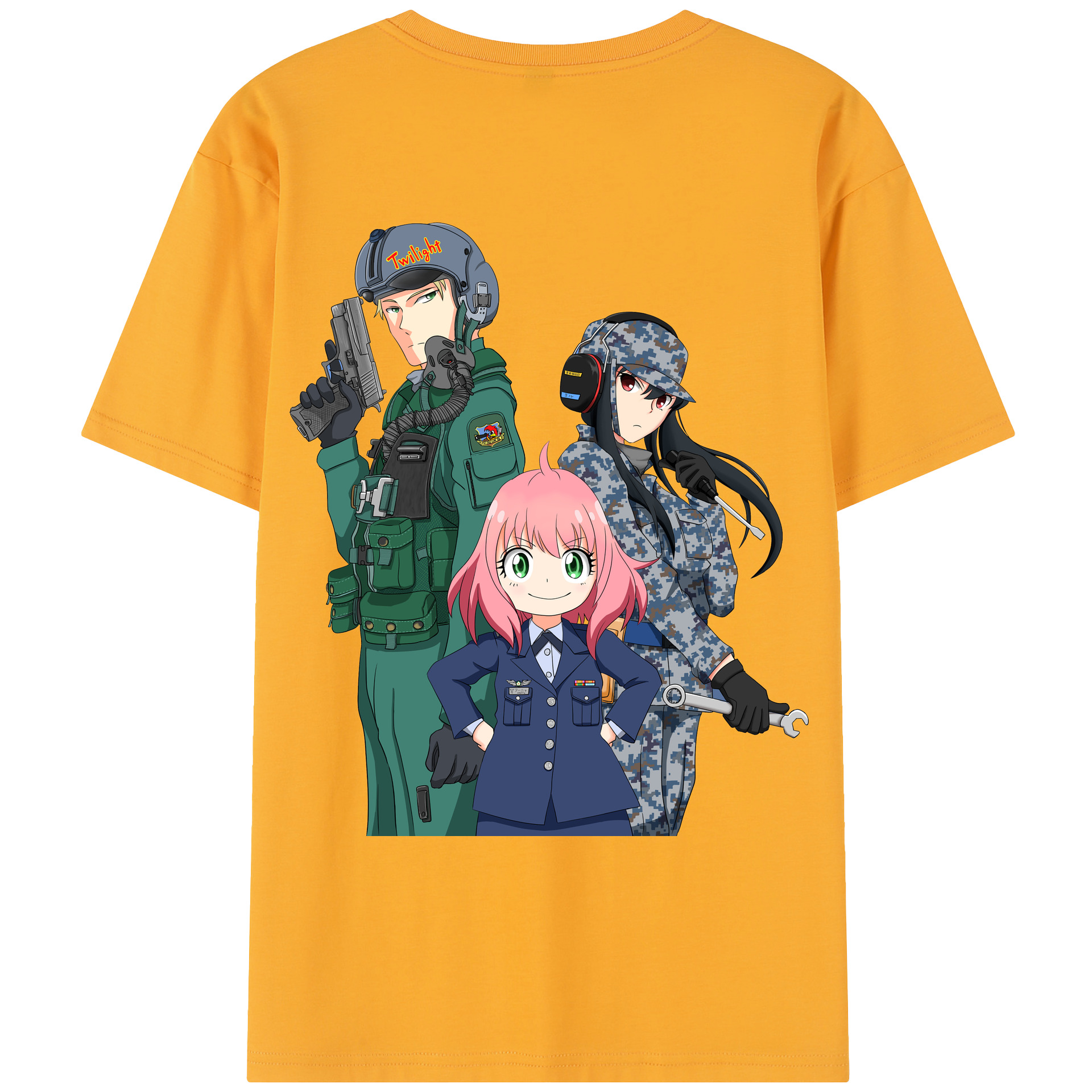 （画像用） SPY×FAMILY间谍家家酒 レディース半袖Tシャツ(バックプリント)