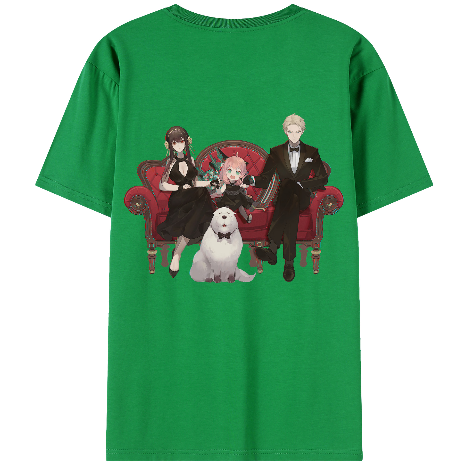 （画像用） SPY×FAMILY间谍家家酒 レディース半袖Tシャツ(バックプリント)