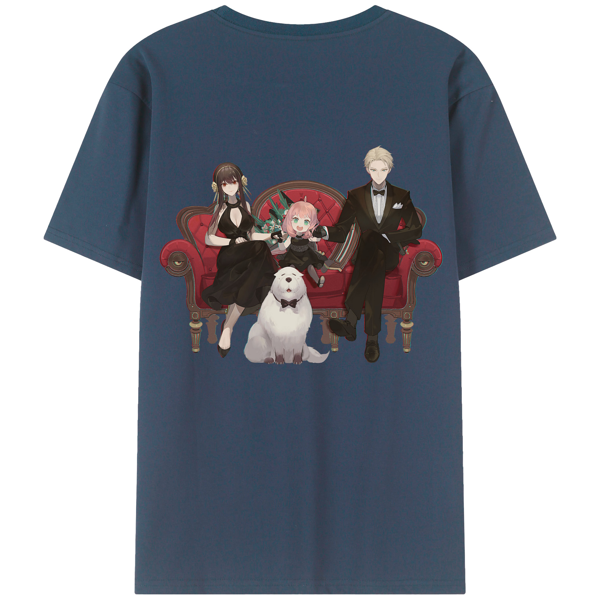 （画像用） SPY×FAMILY间谍家家酒 レディース半袖Tシャツ(バックプリント)