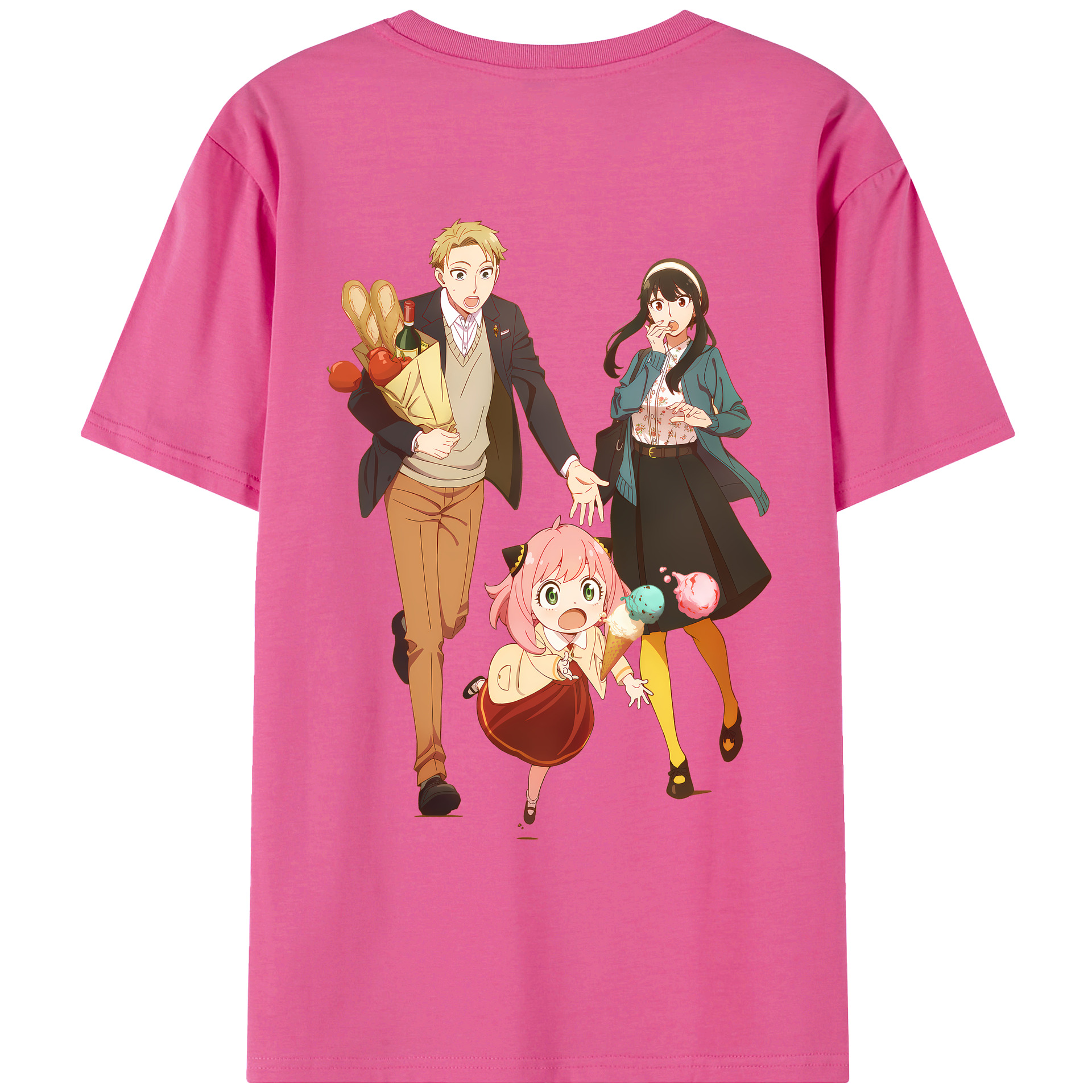 （画像用） SPY×FAMILY间谍家家酒 レディース半袖Tシャツ(バックプリント)