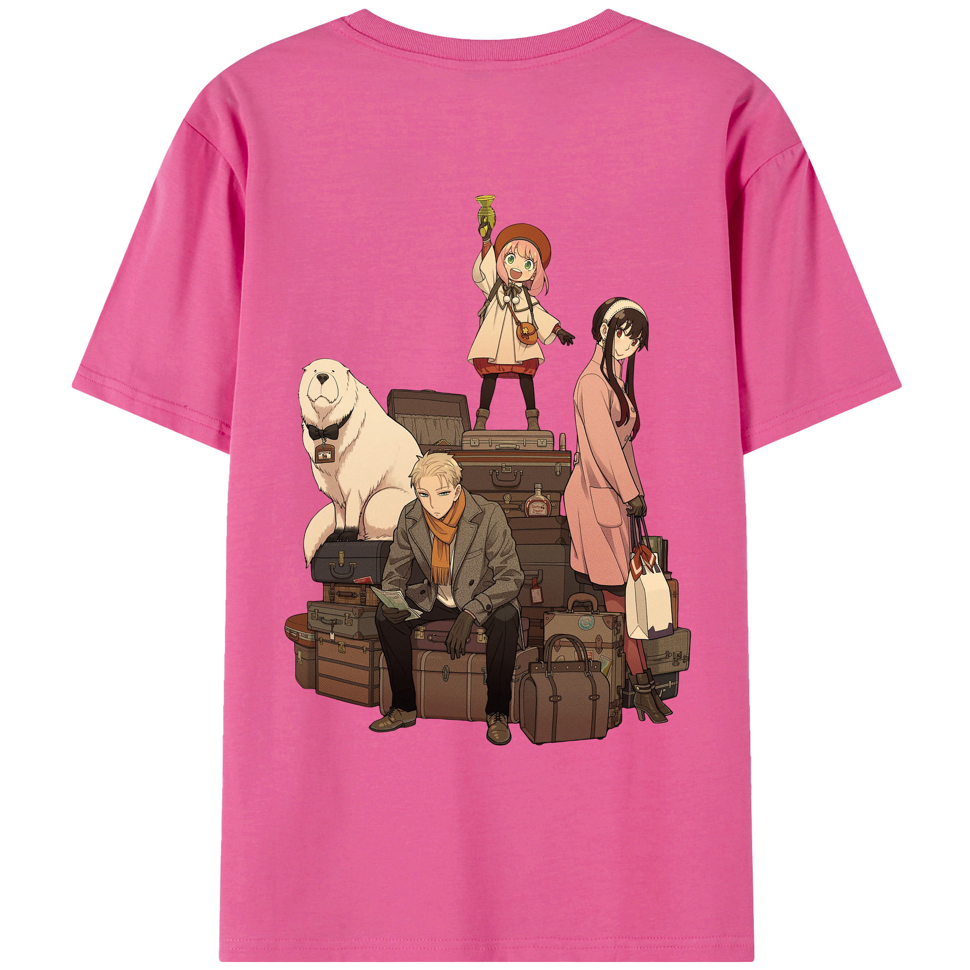 （画像用） SPY×FAMILY间谍家家酒 レディース半袖Tシャツ(バックプリント)