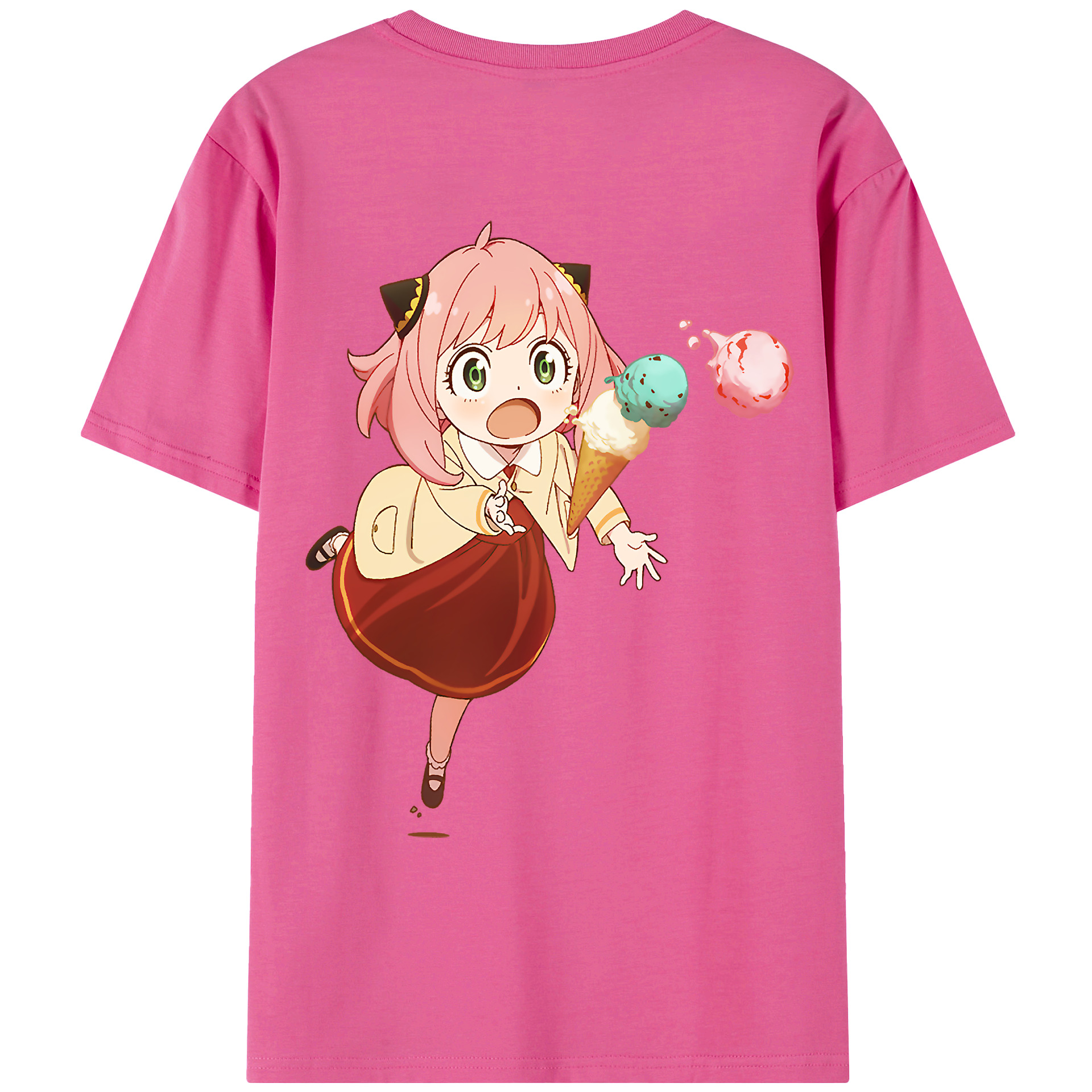 （画像用） SPY×FAMILY间谍家家酒 レディース半袖Tシャツ(バックプリント)