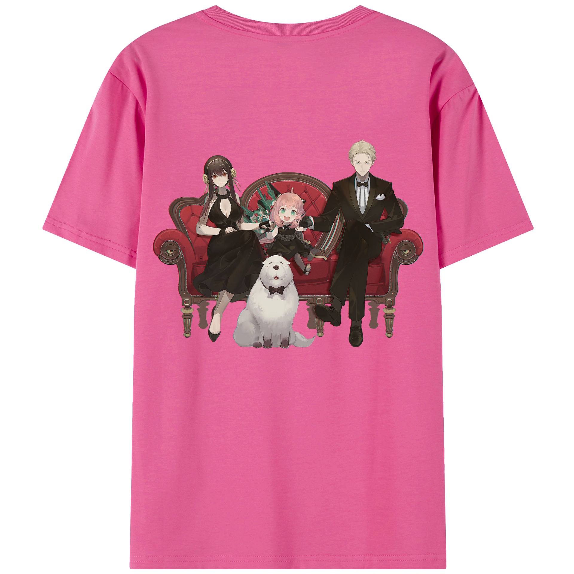 （画像用） SPY×FAMILY间谍家家酒 レディース半袖Tシャツ(バックプリント)