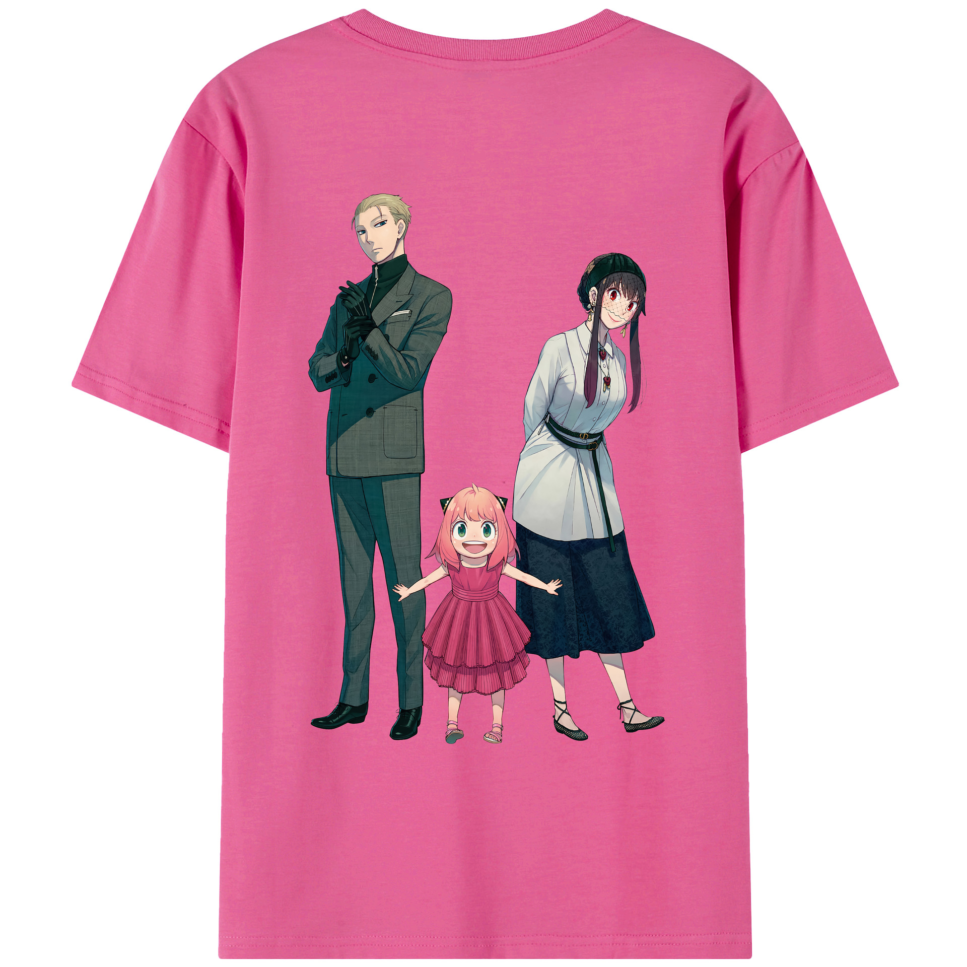 （画像用） SPY×FAMILY间谍家家酒 レディース半袖Tシャツ(バックプリント)