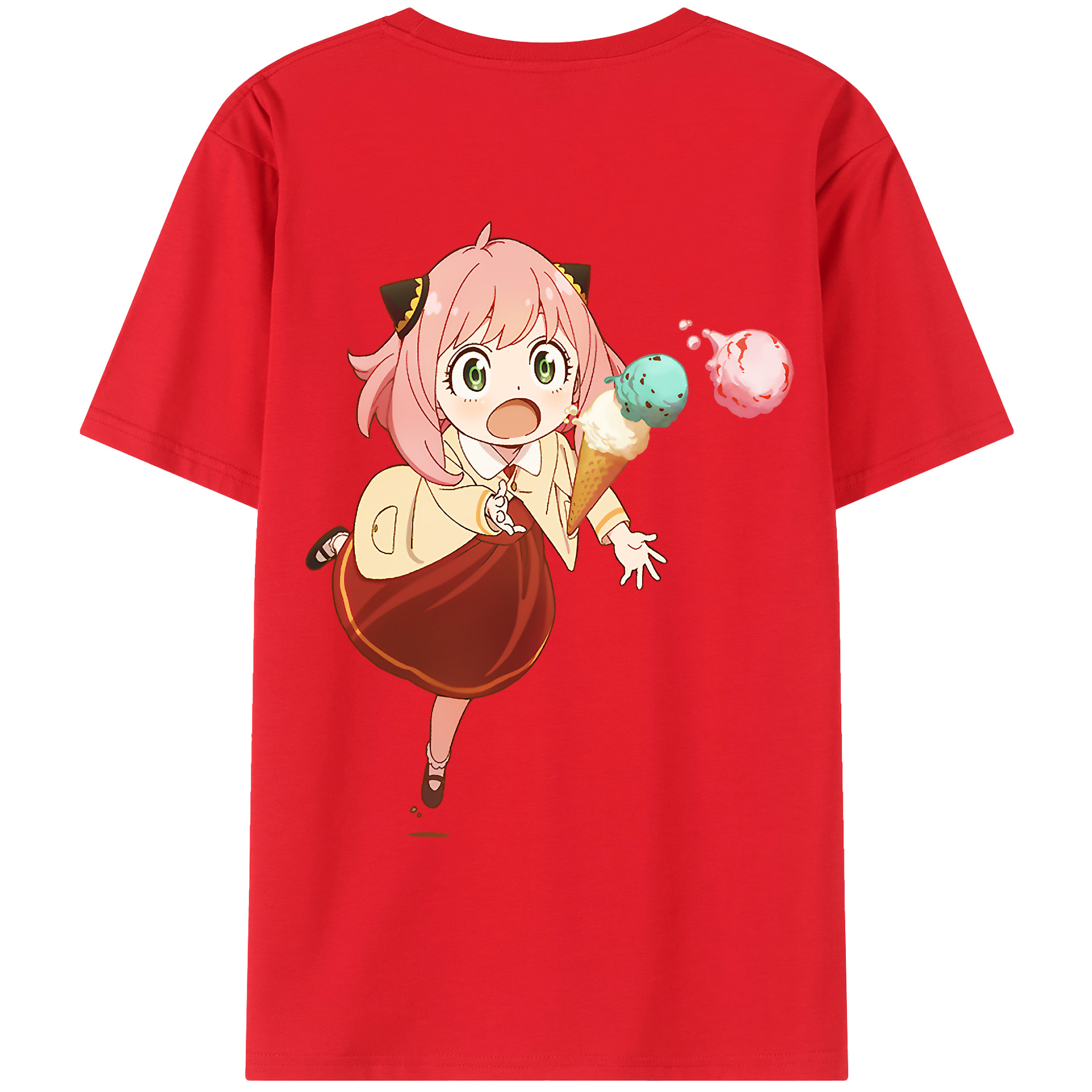 （画像用） SPY×FAMILY间谍家家酒 レディース半袖Tシャツ(バックプリント)