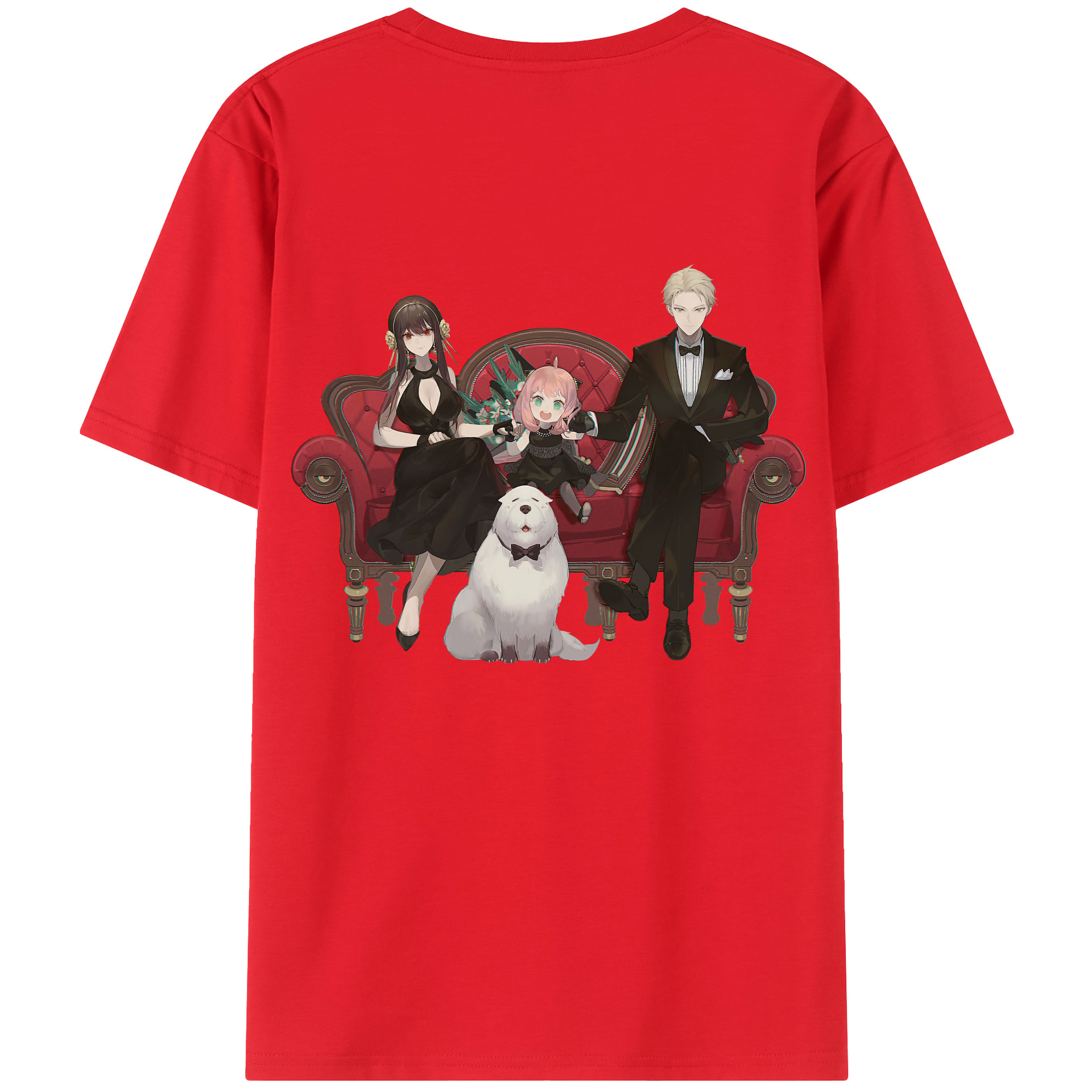 （画像用） SPY×FAMILY间谍家家酒 レディース半袖Tシャツ(バックプリント)