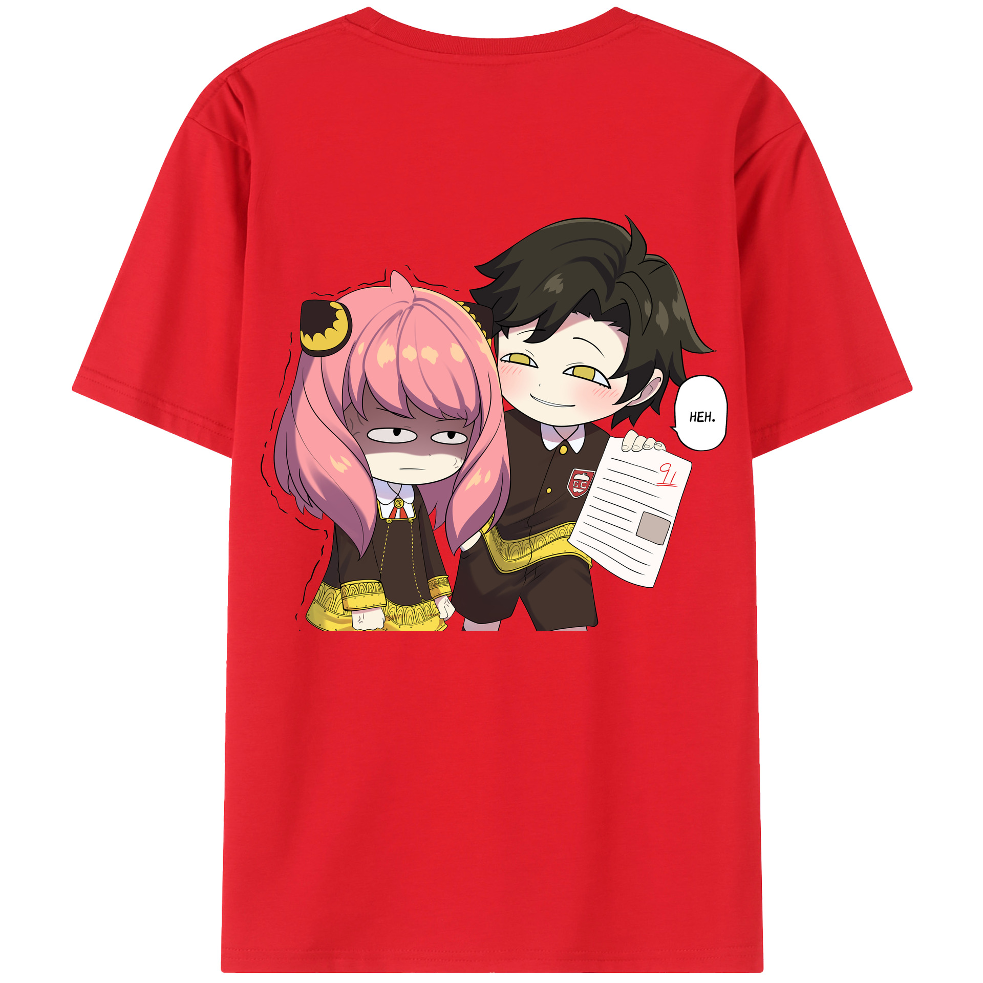 （画像用） SPY×FAMILY间谍家家酒 レディース半袖Tシャツ(バックプリント)