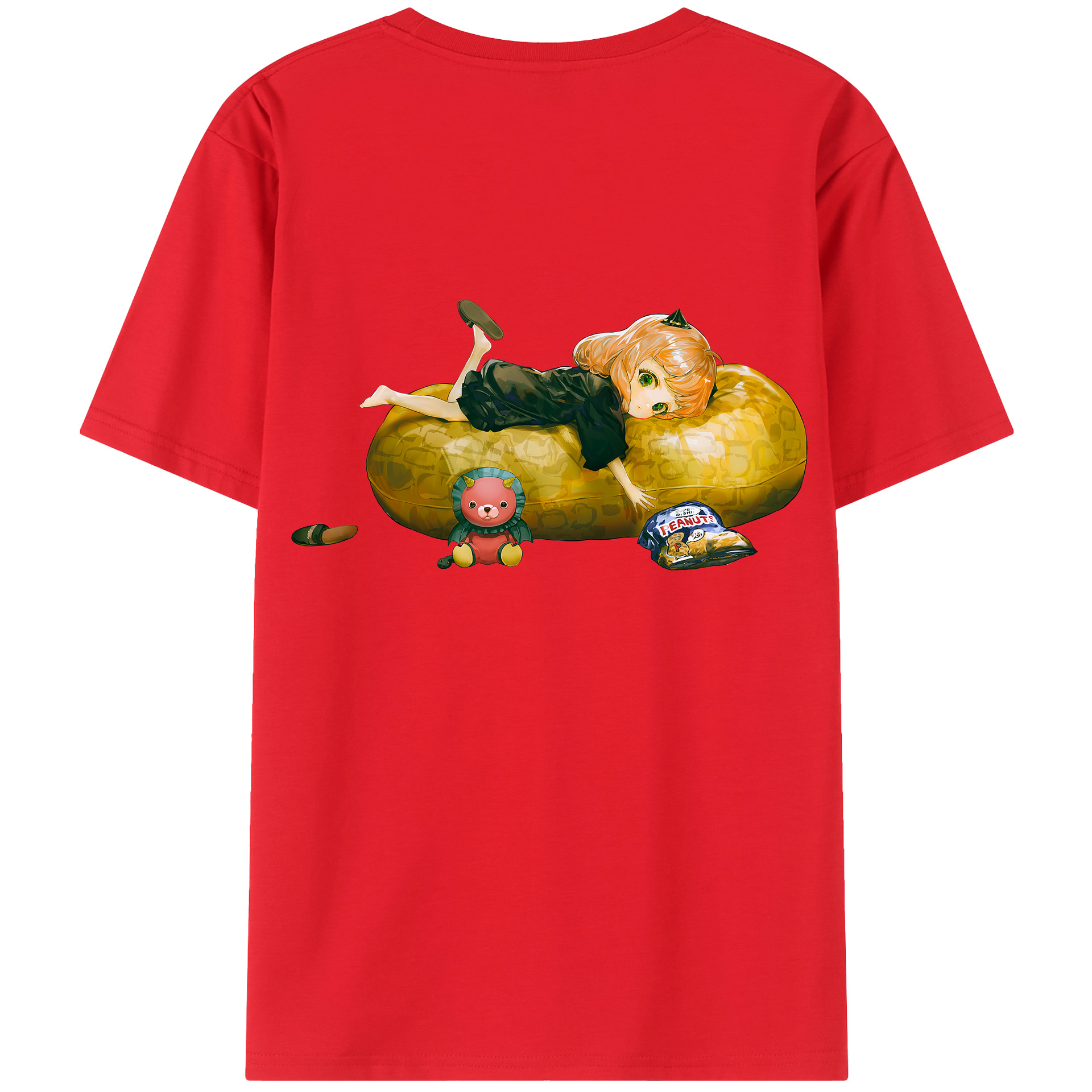 （画像用） SPY×FAMILY间谍家家酒 レディース半袖Tシャツ(バックプリント)