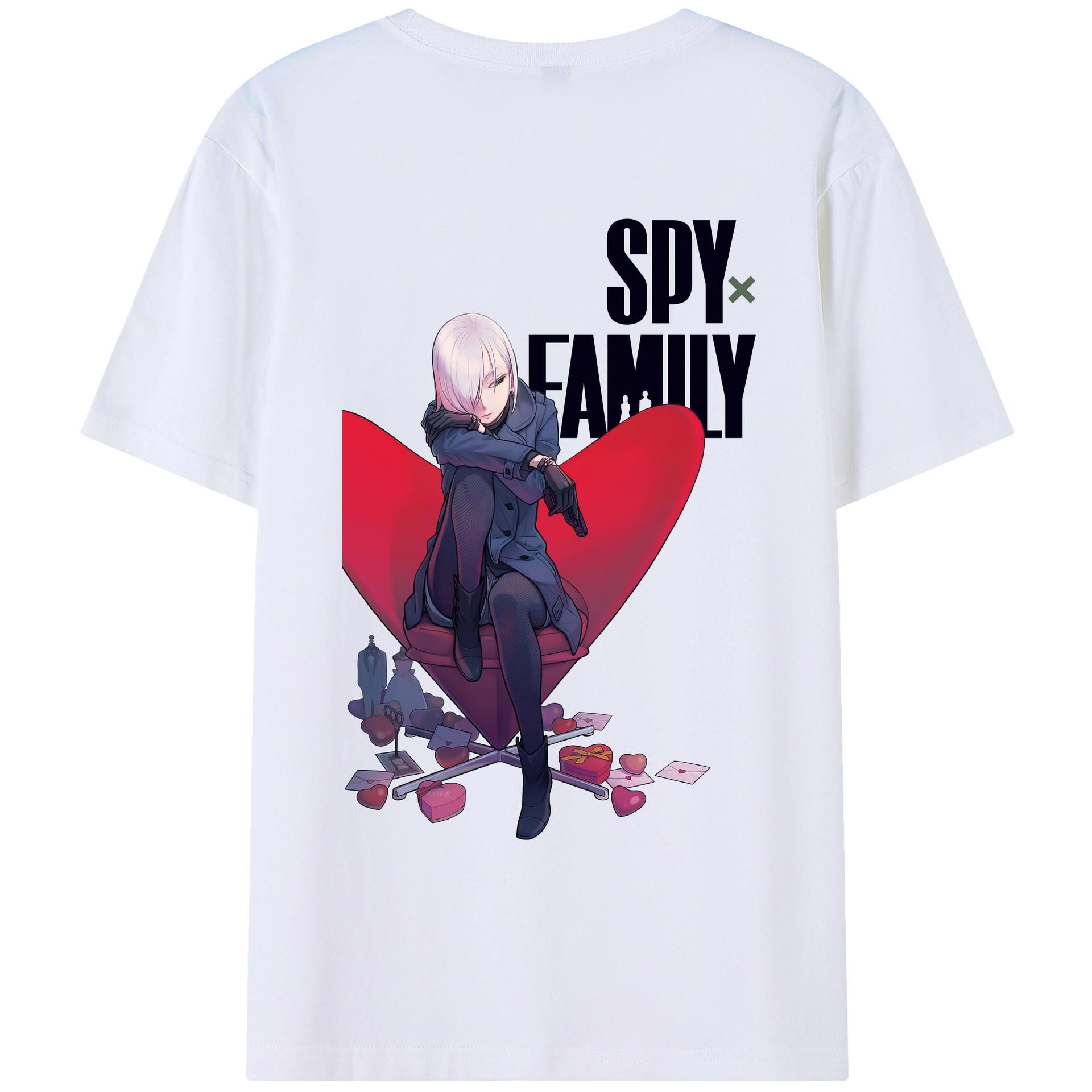 （画像用） SPY×FAMILY间谍家家酒 レディース半袖Tシャツ(バックプリント)