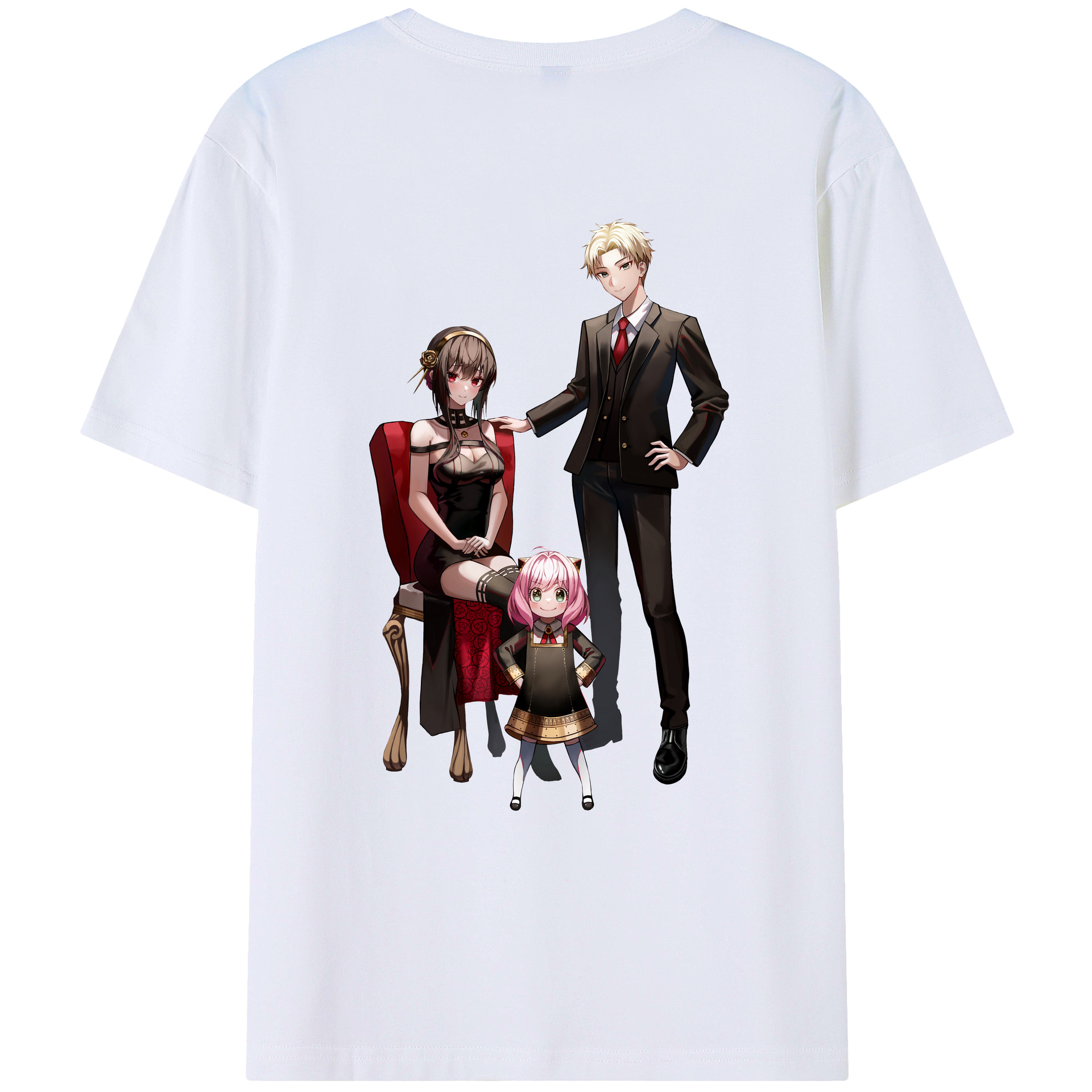 （画像用） SPY×FAMILY间谍家家酒 レディース半袖Tシャツ(バックプリント)