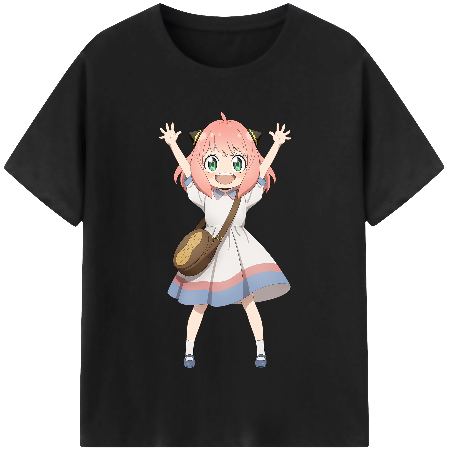 （画像用） SPY×FAMILY间谍家家酒 レディースカジュアルプリントTシャツ（綿100％）