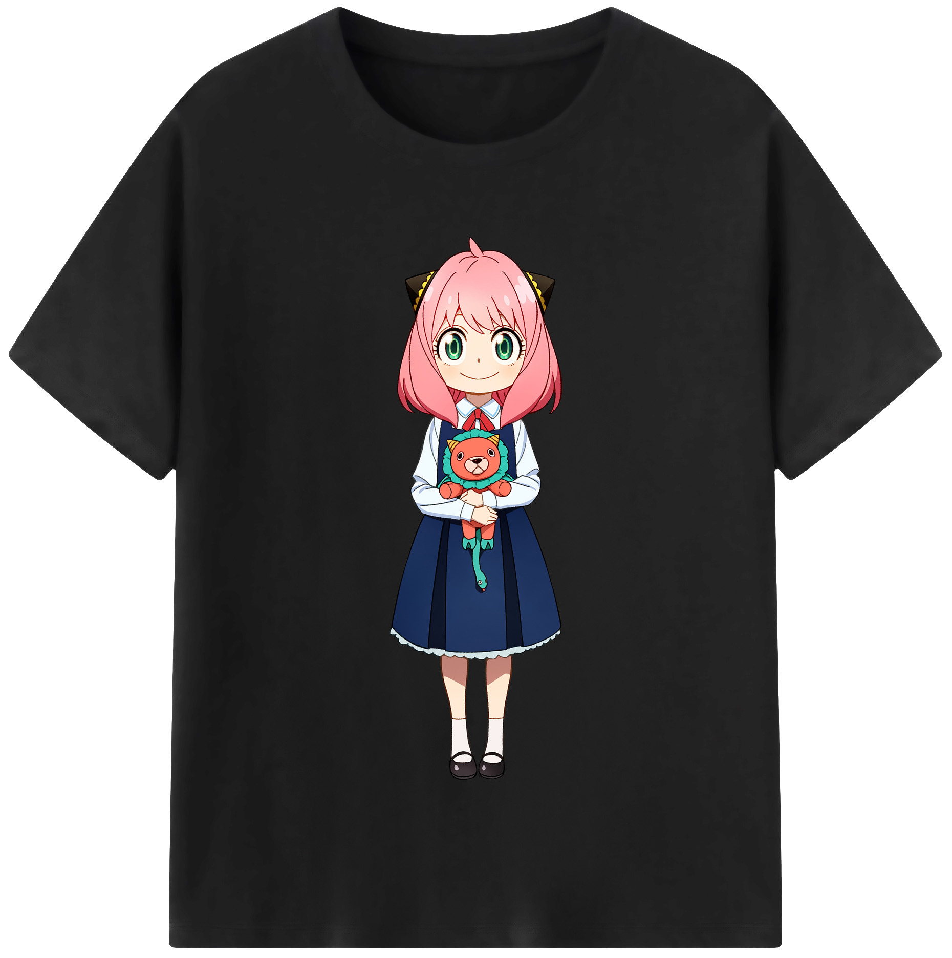 （画像用） SPY×FAMILY间谍家家酒 レディースカジュアルプリントTシャツ（綿100％）