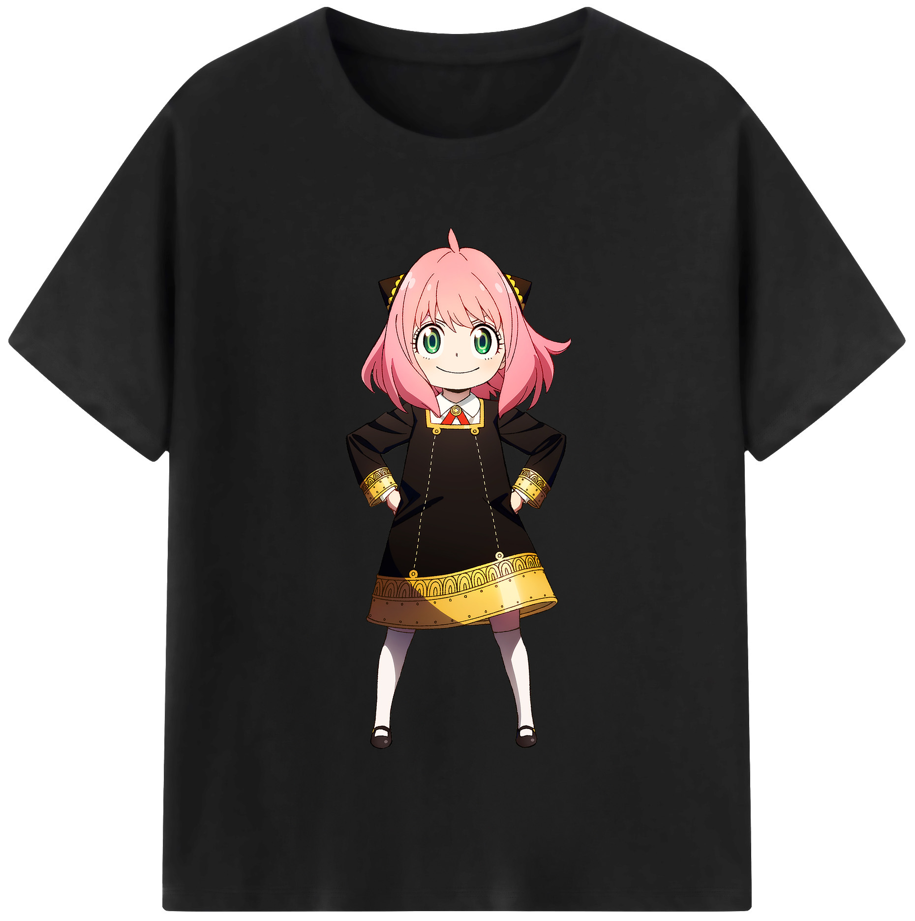 （画像用） SPY×FAMILY间谍家家酒 レディースカジュアルプリントTシャツ（綿100％）