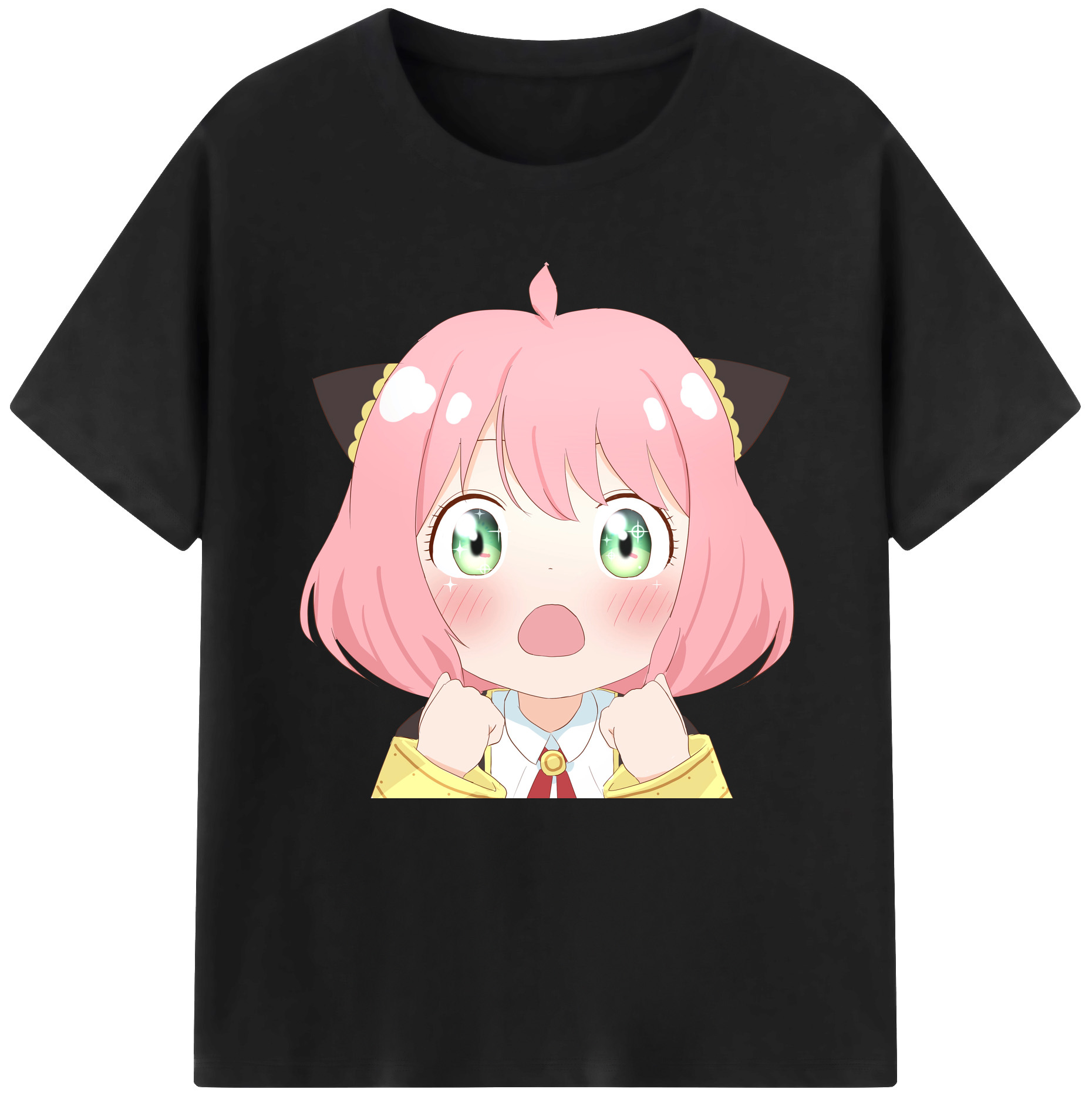 （画像用） SPY×FAMILY间谍家家酒 レディースカジュアルプリントTシャツ（綿100％）