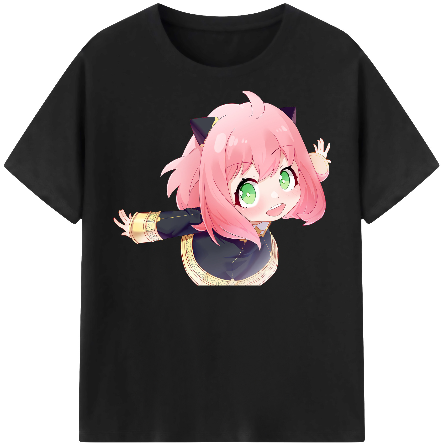 （画像用） SPY×FAMILY间谍家家酒 レディースカジュアルプリントTシャツ（綿100％）