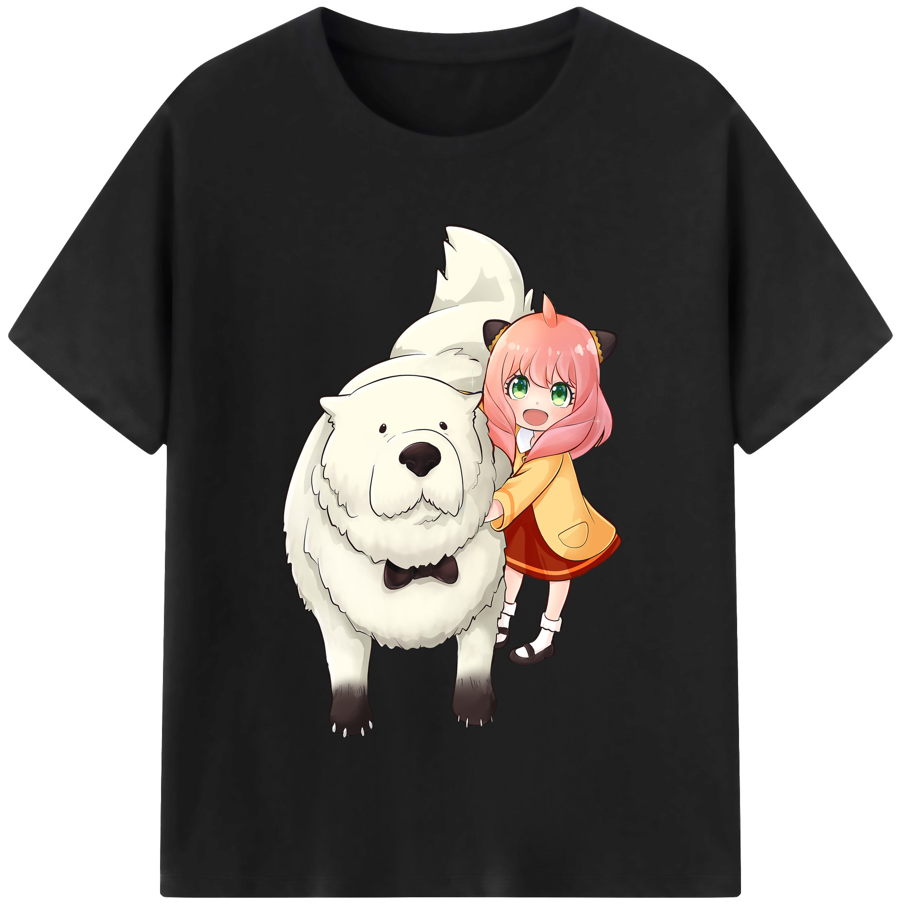 （画像用） SPY×FAMILY间谍家家酒 レディースカジュアルプリントTシャツ（綿100％）