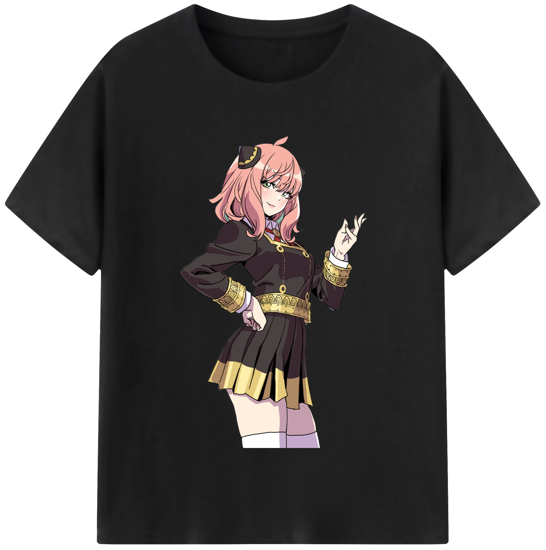 （画像用） SPY×FAMILY间谍家家酒 レディースカジュアルプリントTシャツ（綿100％）