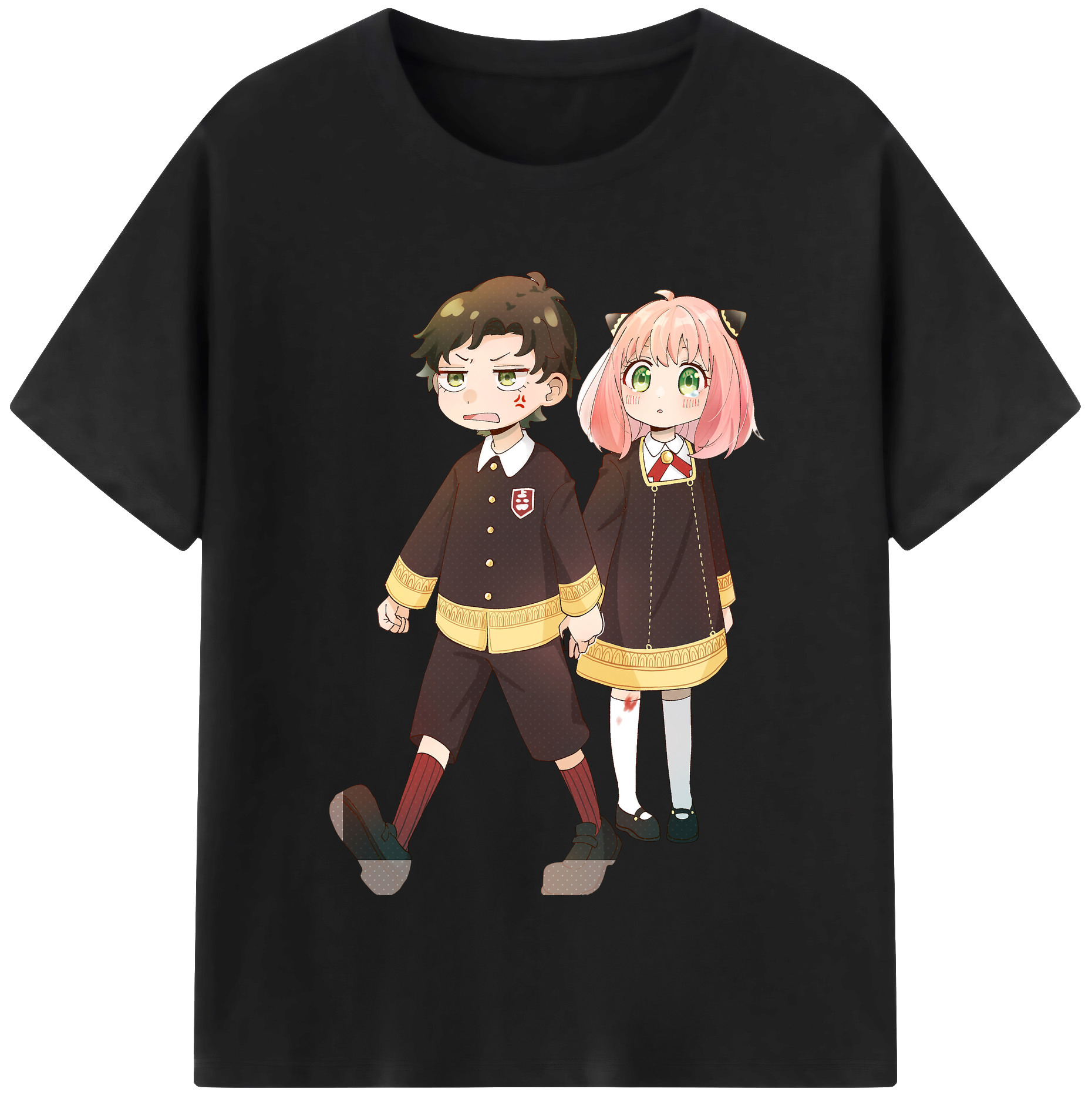 （画像用） SPY×FAMILY间谍家家酒 レディースカジュアルプリントTシャツ（綿100％）