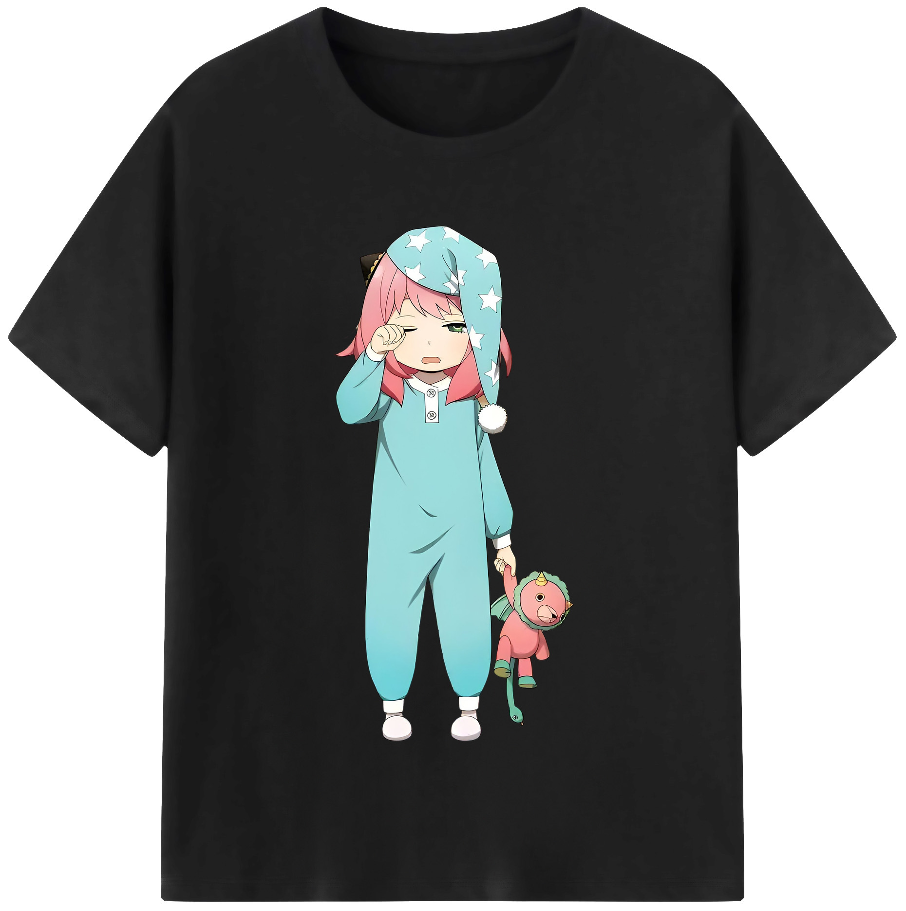 （画像用） SPY×FAMILY间谍家家酒 レディースカジュアルプリントTシャツ（綿100％）