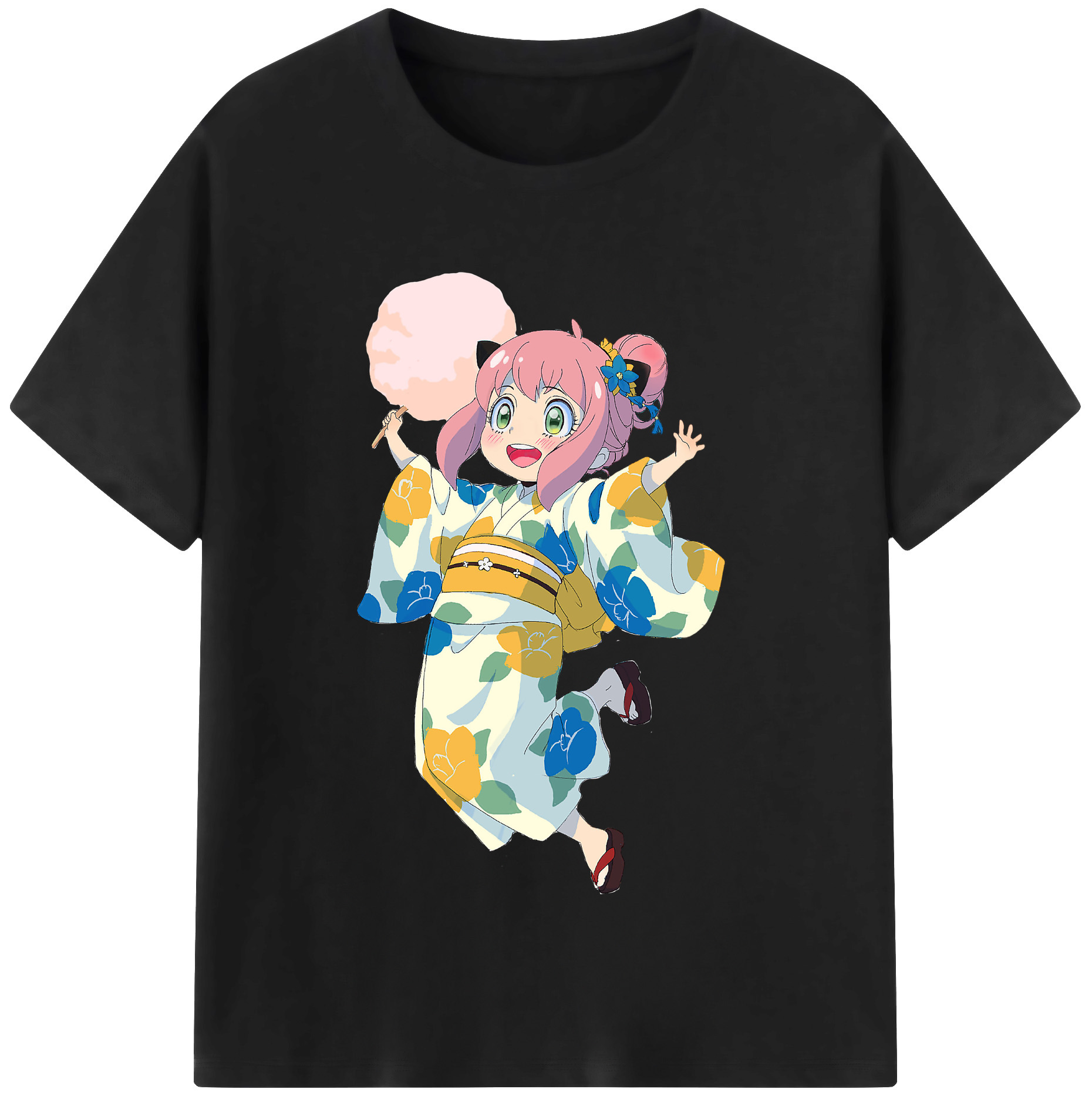 （画像用） SPY×FAMILY间谍家家酒 レディースカジュアルプリントTシャツ（綿100％）