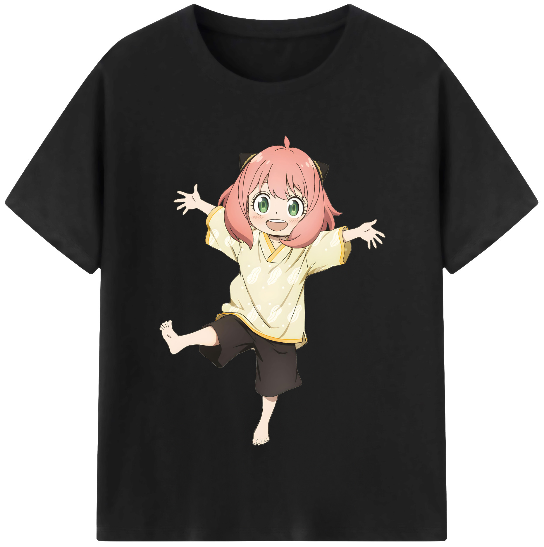 （画像用） SPY×FAMILY间谍家家酒 レディースカジュアルプリントTシャツ（綿100％）