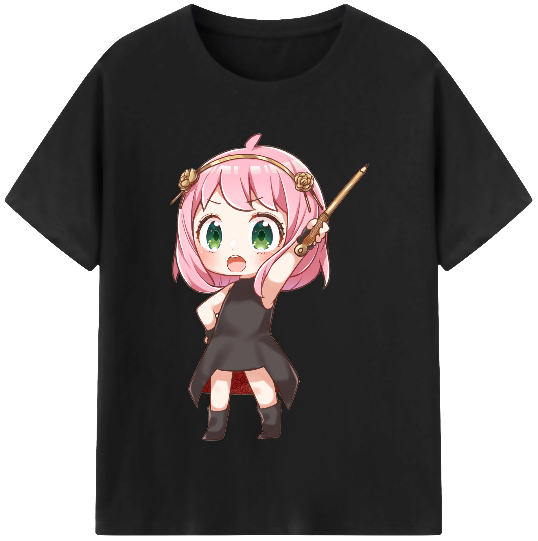 （画像用） SPY×FAMILY间谍家家酒 レディースカジュアルプリントTシャツ（綿100％）