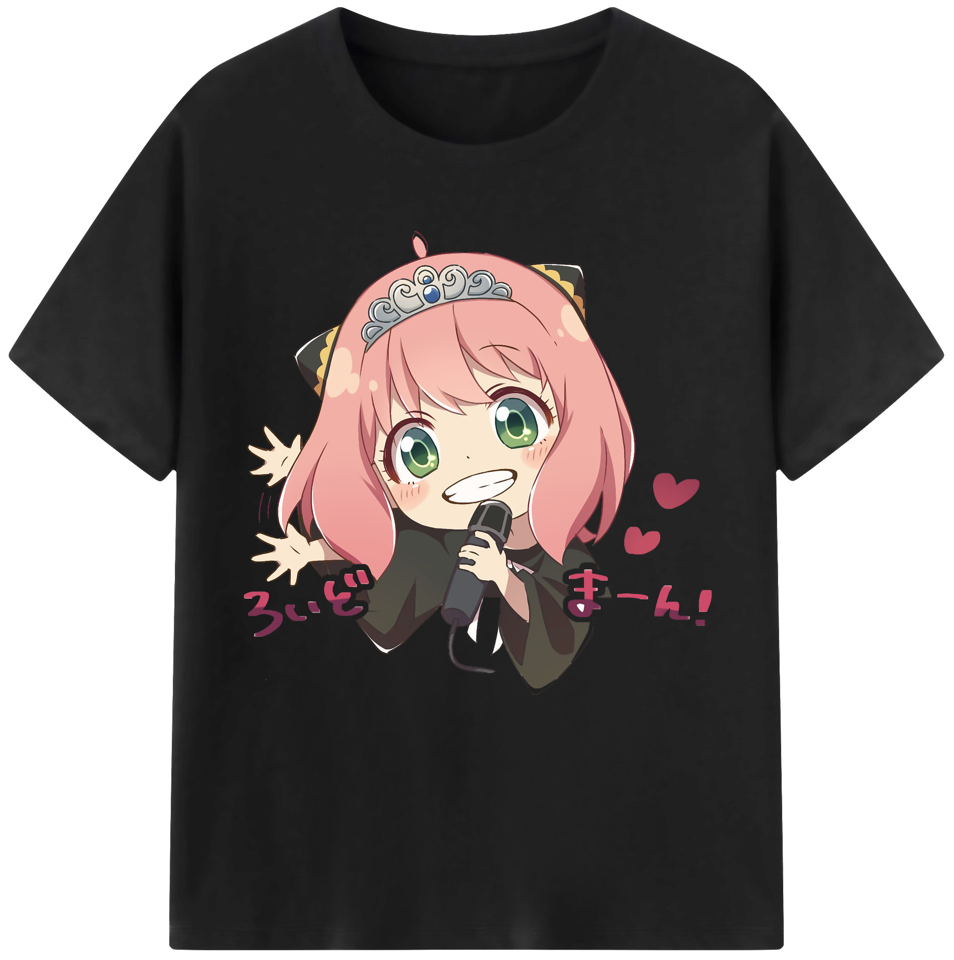 （画像用） SPY×FAMILY间谍家家酒 レディースカジュアルプリントTシャツ（綿100％）