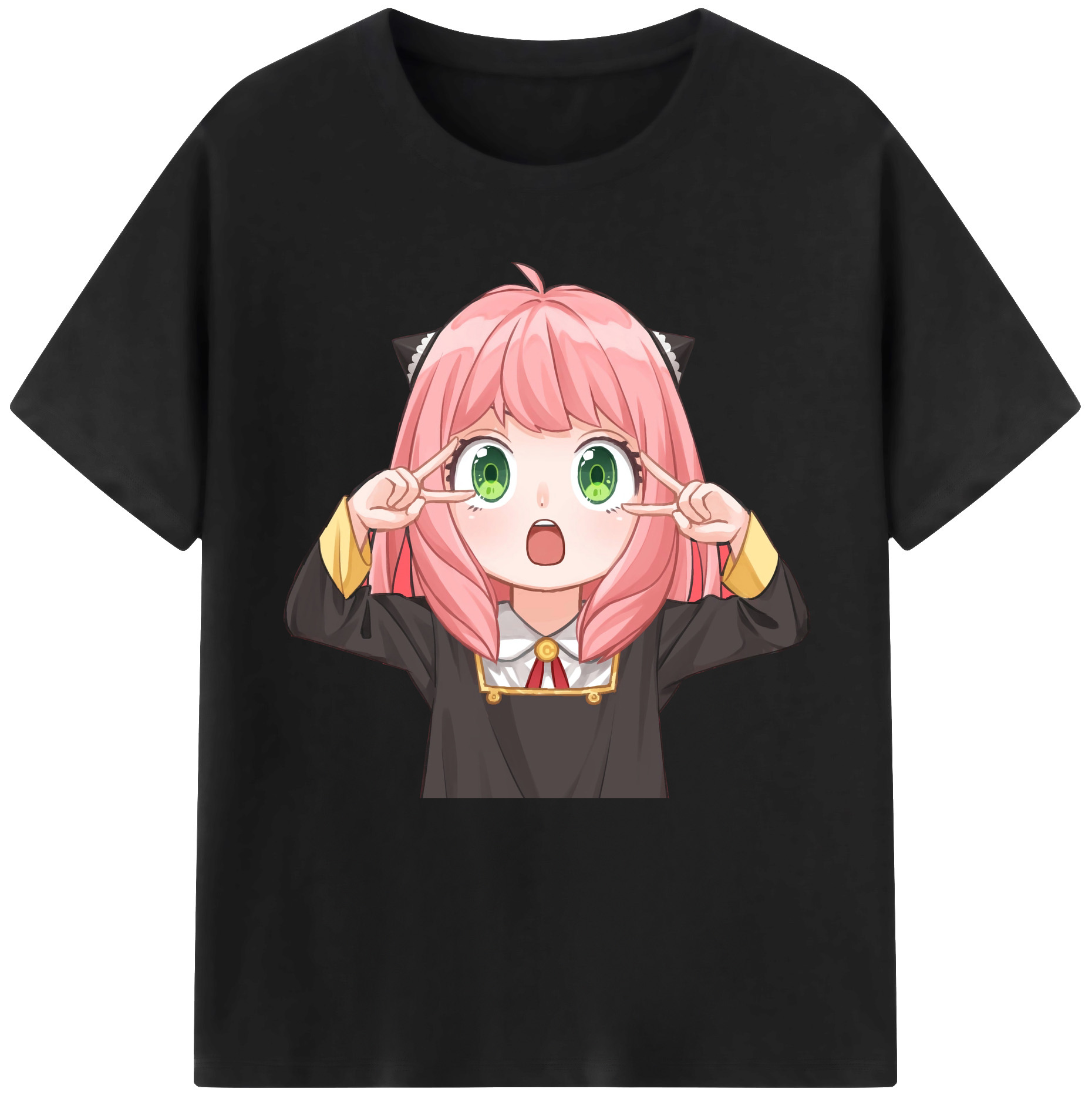 （画像用） SPY×FAMILY间谍家家酒 レディースカジュアルプリントTシャツ（綿100％）