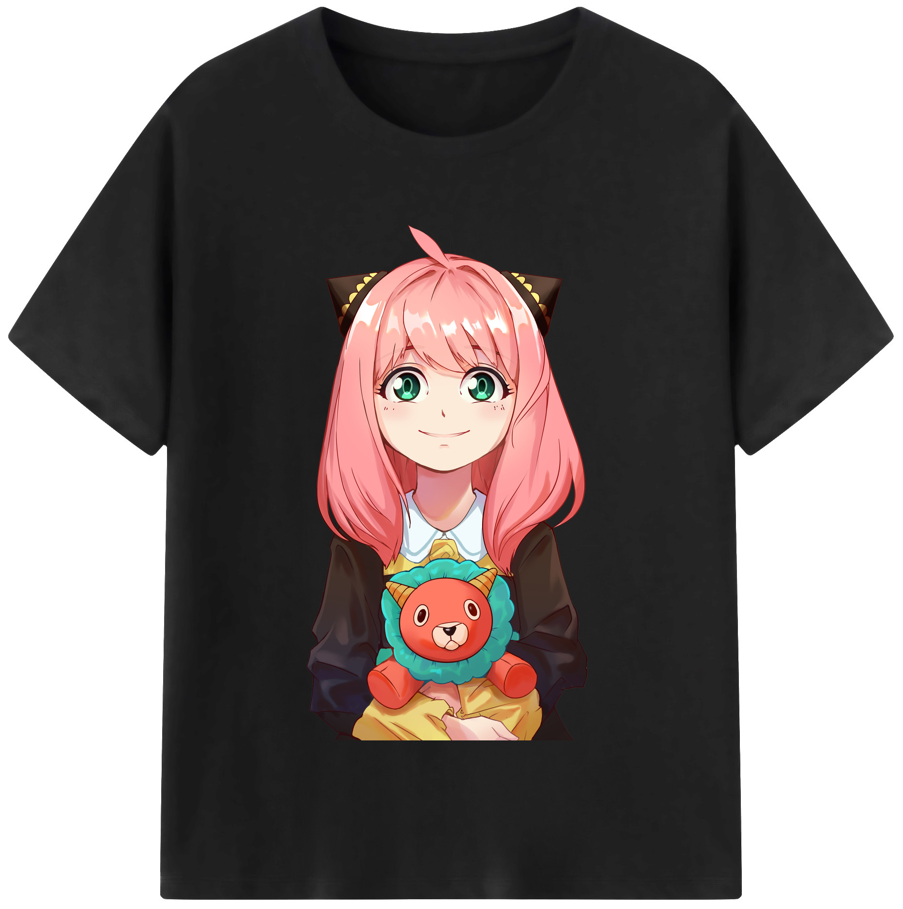 （画像用） SPY×FAMILY间谍家家酒 レディースカジュアルプリントTシャツ（綿100％）